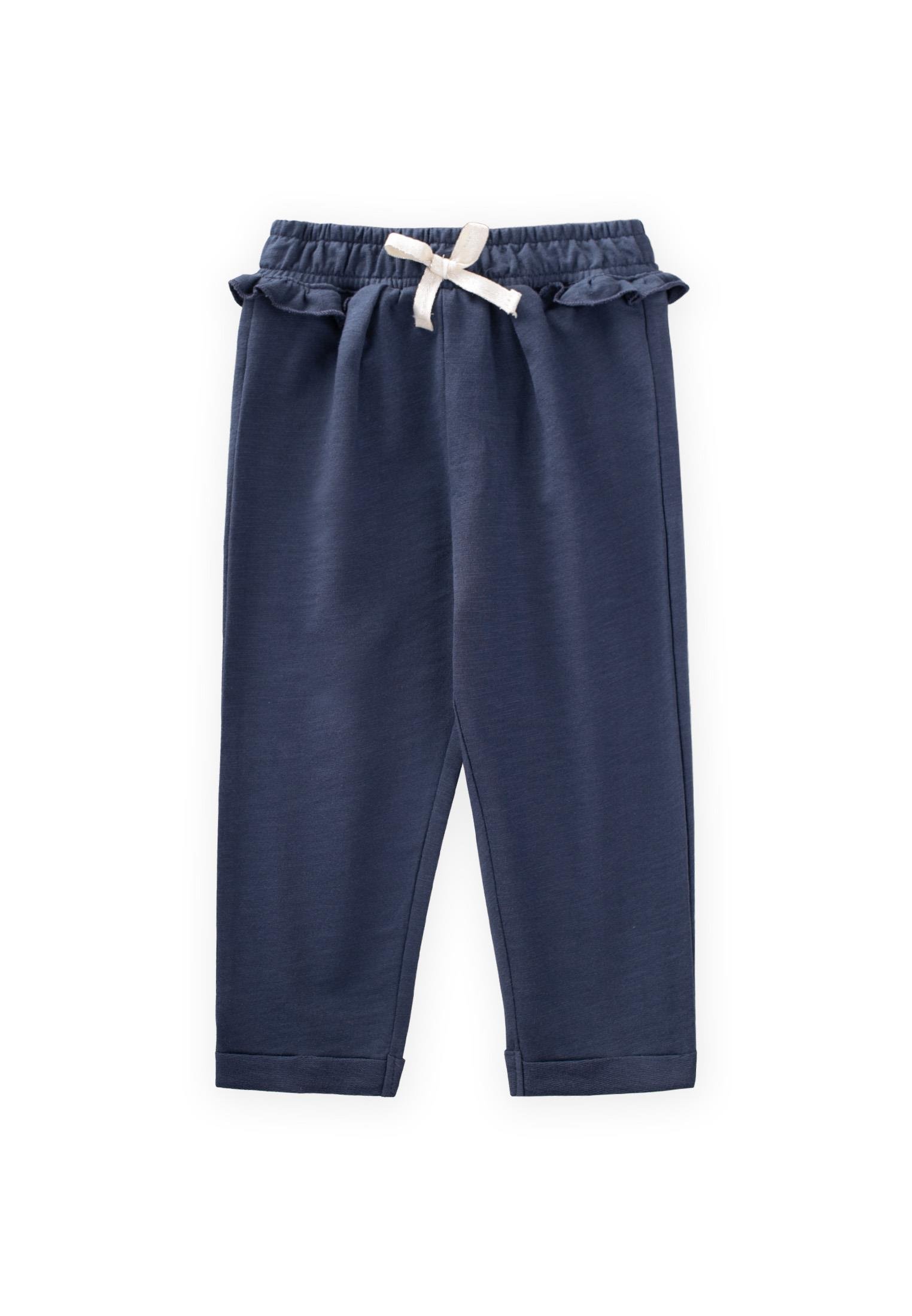 CigitFırfırlı Eşofman 1-5 Yaş LACİVERT