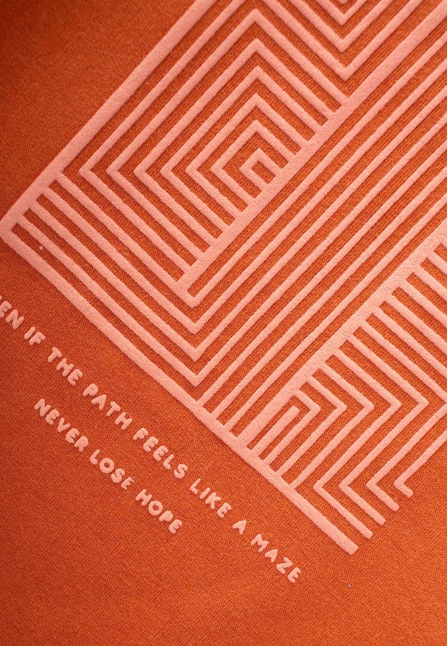 CigitBaskılı Sweatshırt 2-10 Yaş KİREMİT