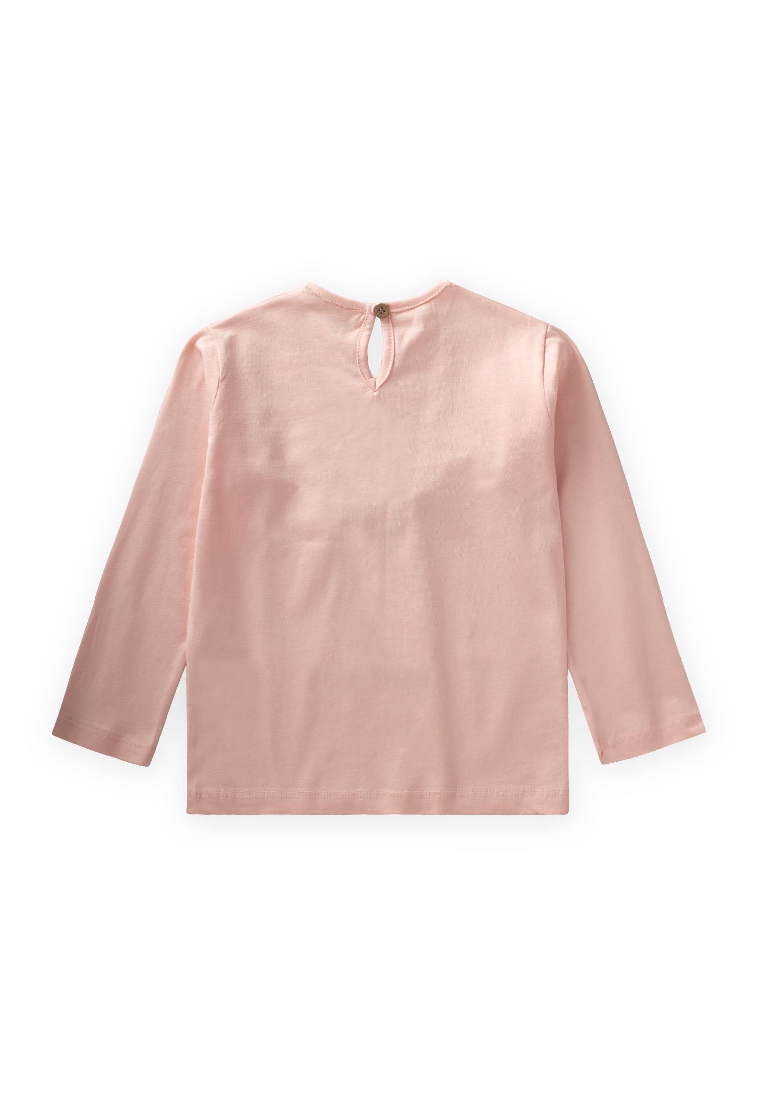 CigitPullu Uzun Kollu T-Shırt 3-10 Yaş PUDRA PEMBE