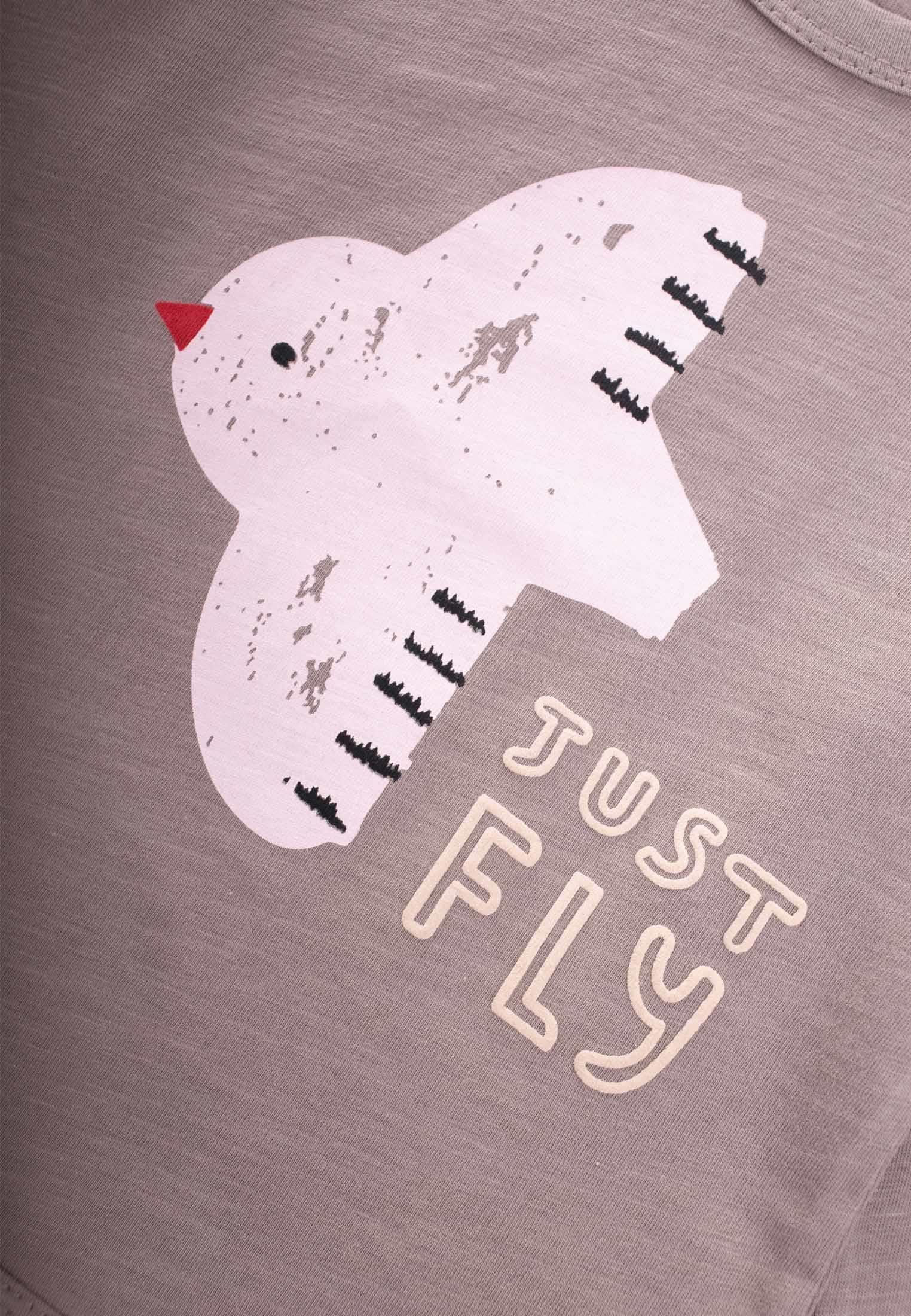 CigitUzun Kollu Baskılı T-Shırt Takım 1-5 Yaş BAKIR