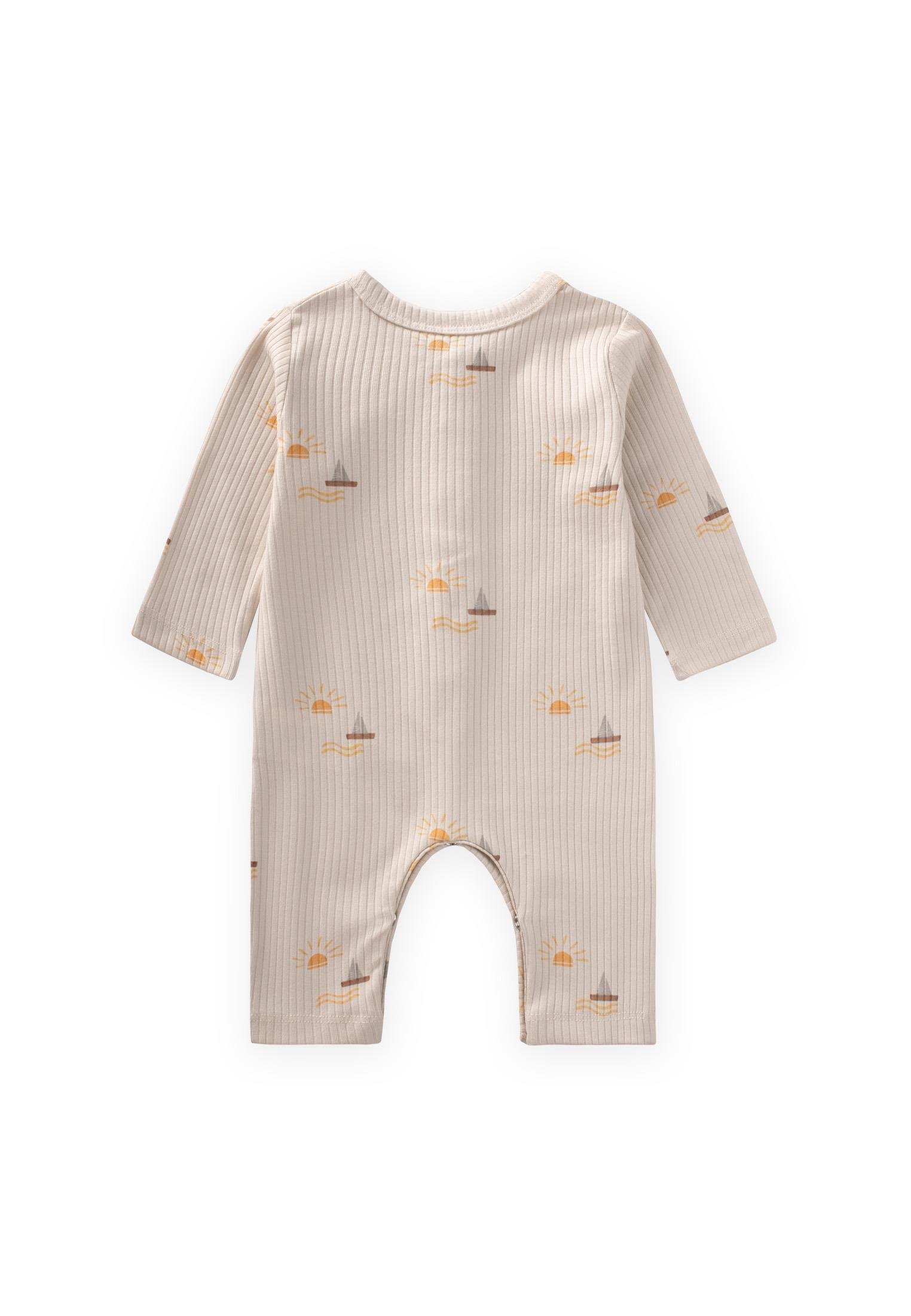 CigitBaskılı Tulum 0-3 Yaş YELKEN DESEN