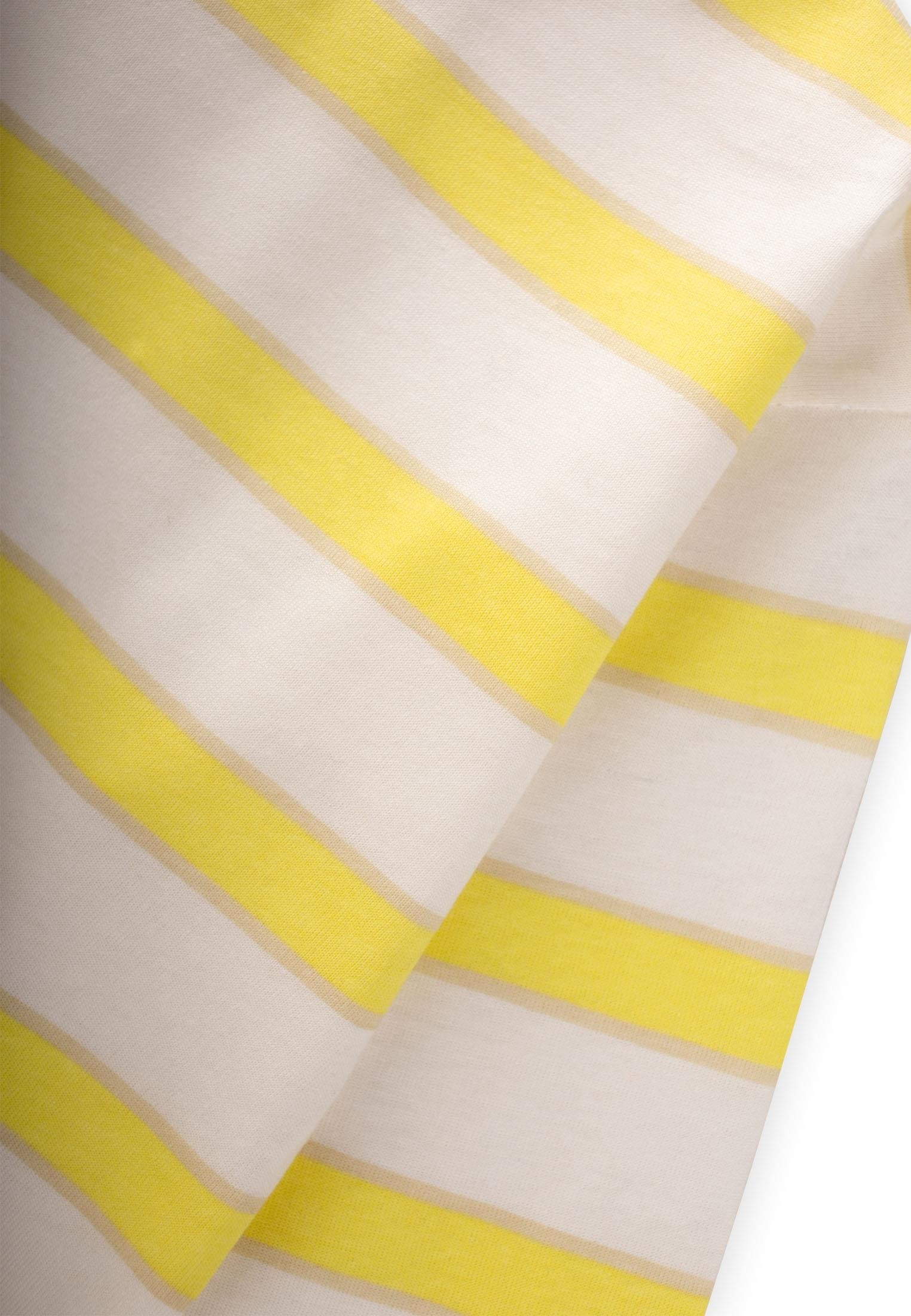 CigitÇizgili Uzun Kollu T-Shırt Takım 2-12 Yaş BEJ SARI ÇİZGİLİ