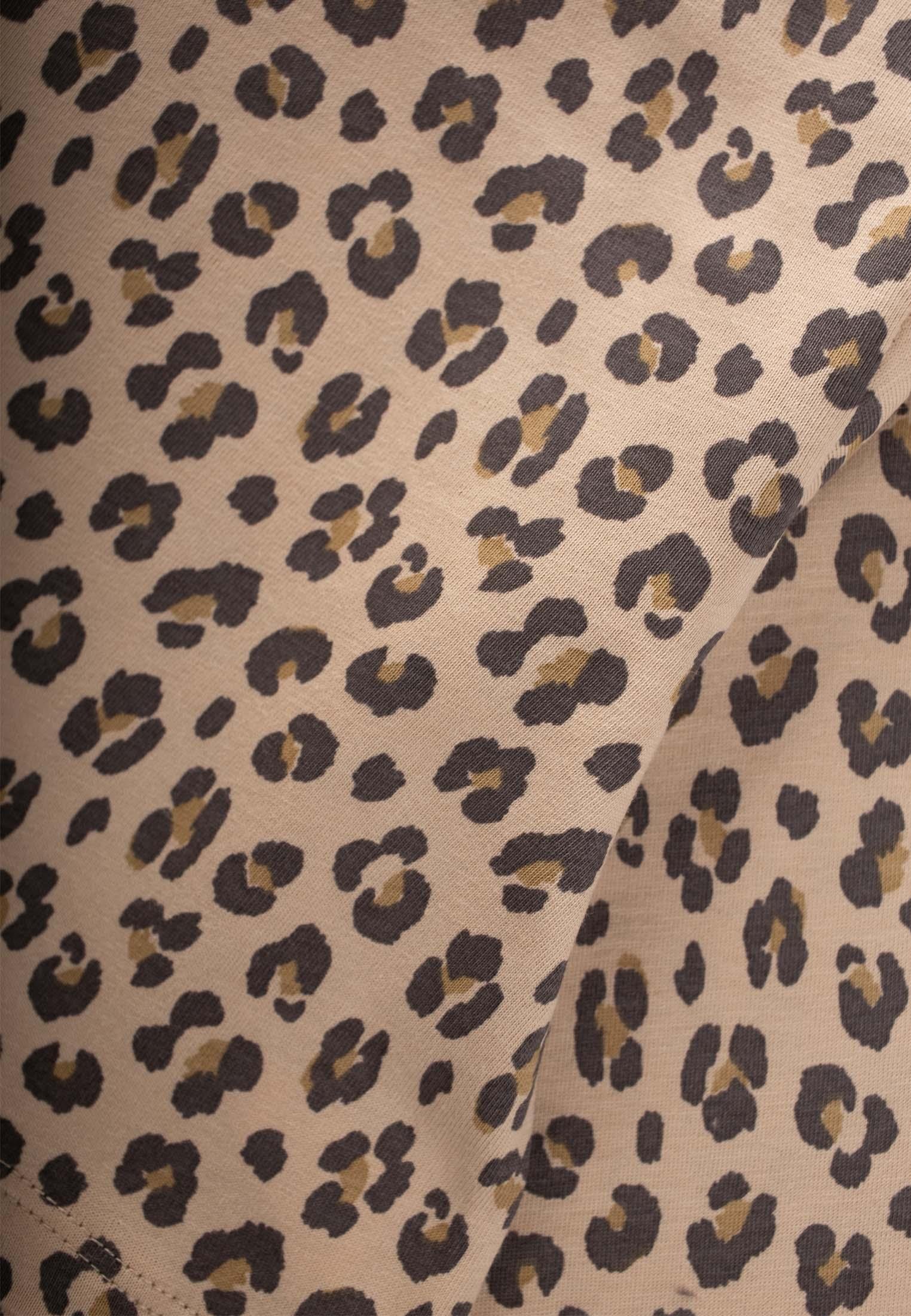 CigitDesenli Uzun Kollu T-Shırt Takım 1-8 Yaş BEJ