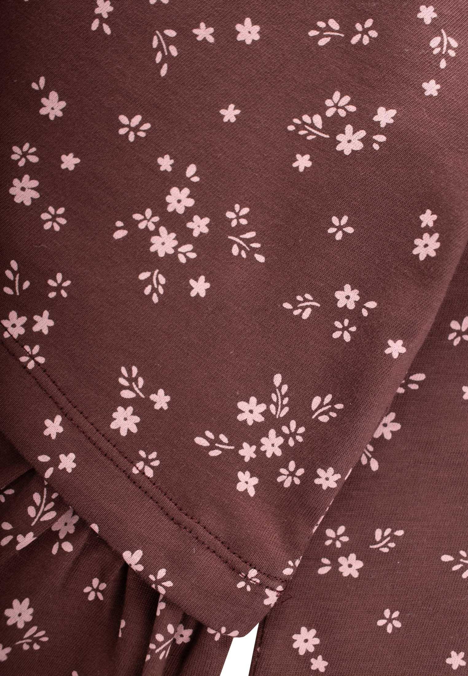 CigitDesenli Uzun Kollu T-Shırt Takım 1-8 Yaş MÜRDÜM