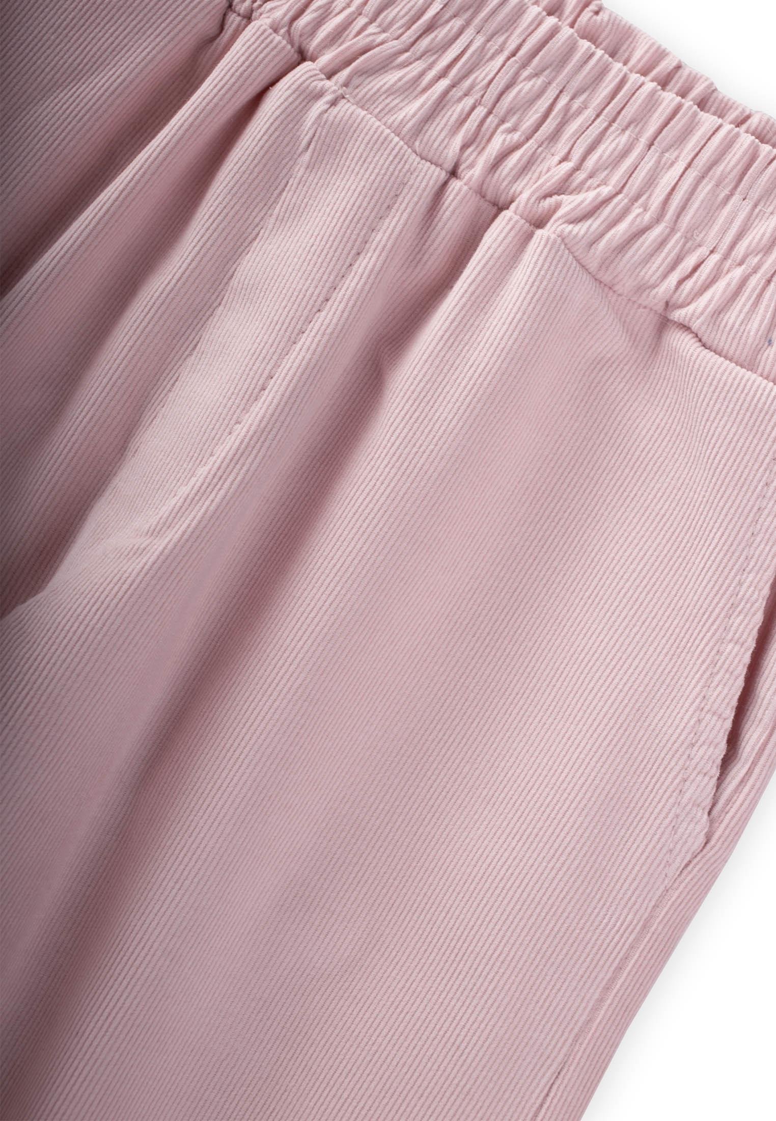 CigitKadife Pantolon 4-12 Yaş PUDRA PEMBE