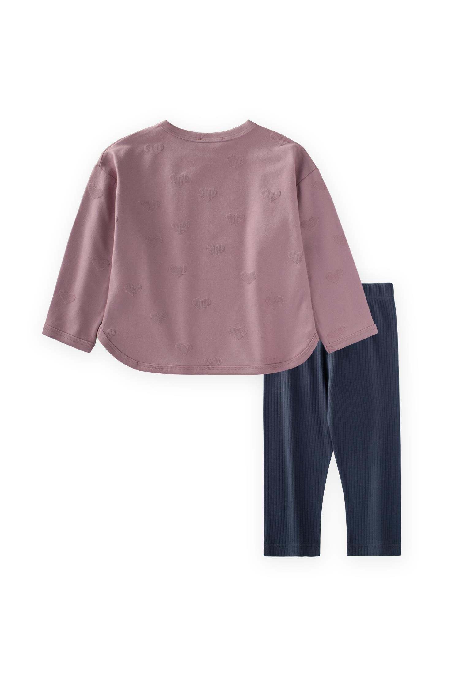 CigitUzun Kollu T-Shırt Takım 1-7 Yaş LEYLAK