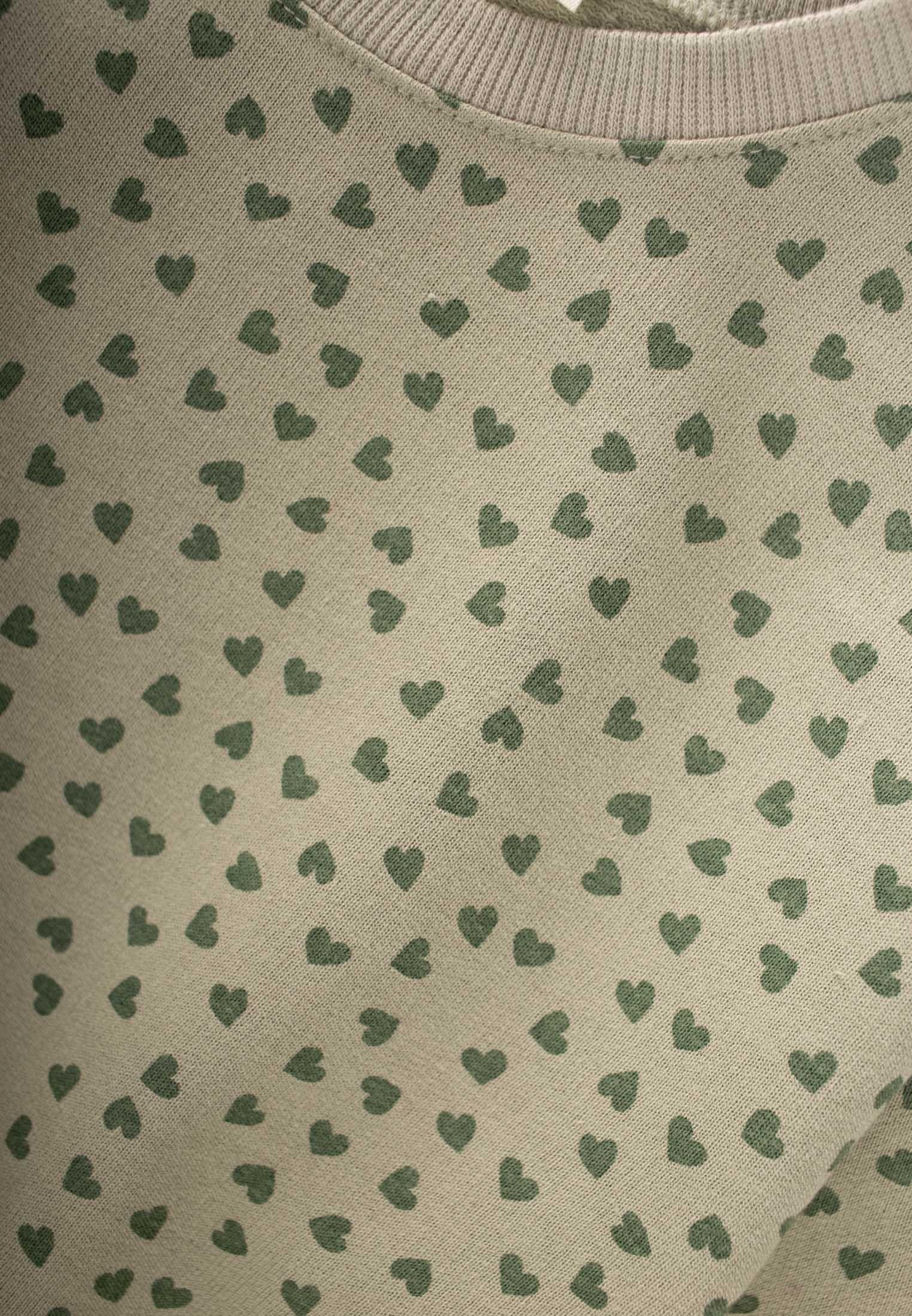 CigitSweatshırt Takım 2-8 Yaş KALP DESEN