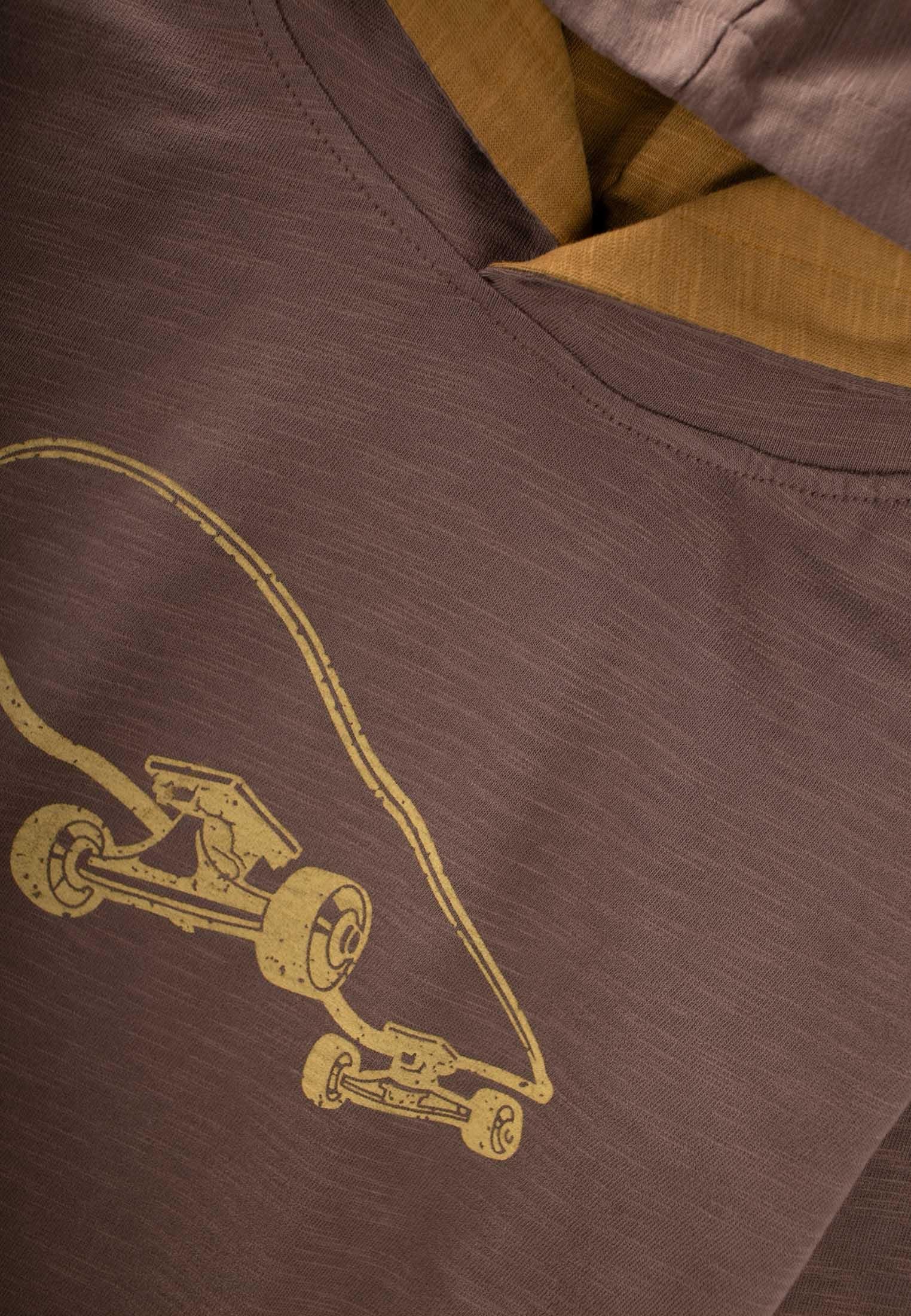 CigitKapşonlu Uzun Kollu T-Shırt 2-10 Yaş VİZON