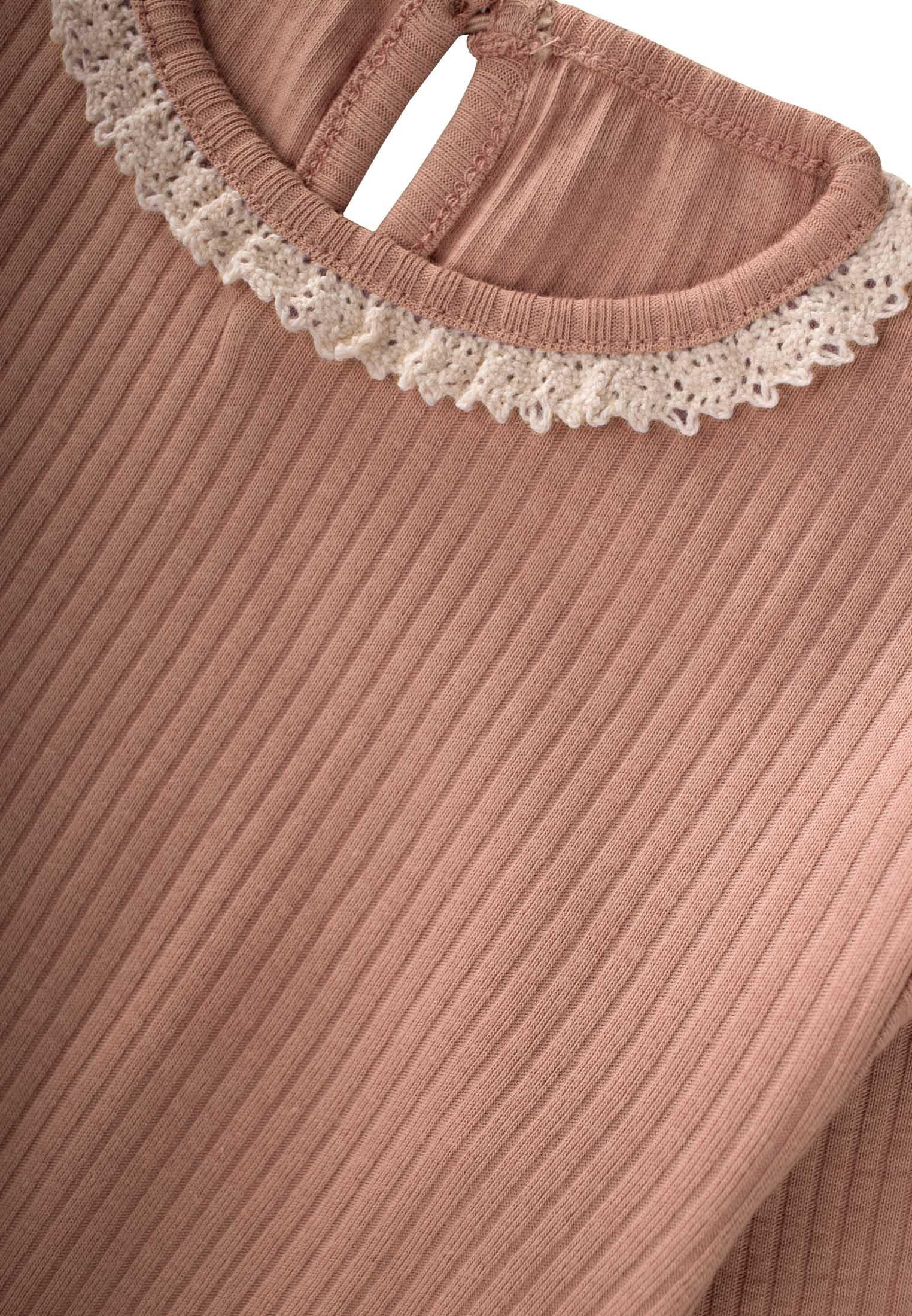 CigitDantelli Uzun Kollu Mevsimlik Takım 0-3 Yaş A.KAHVE