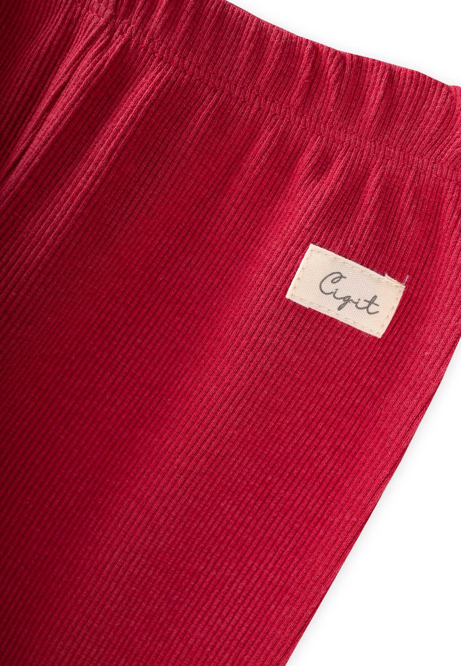 CigitTayt Pantolon 1-5 Yaş KIRMIZI