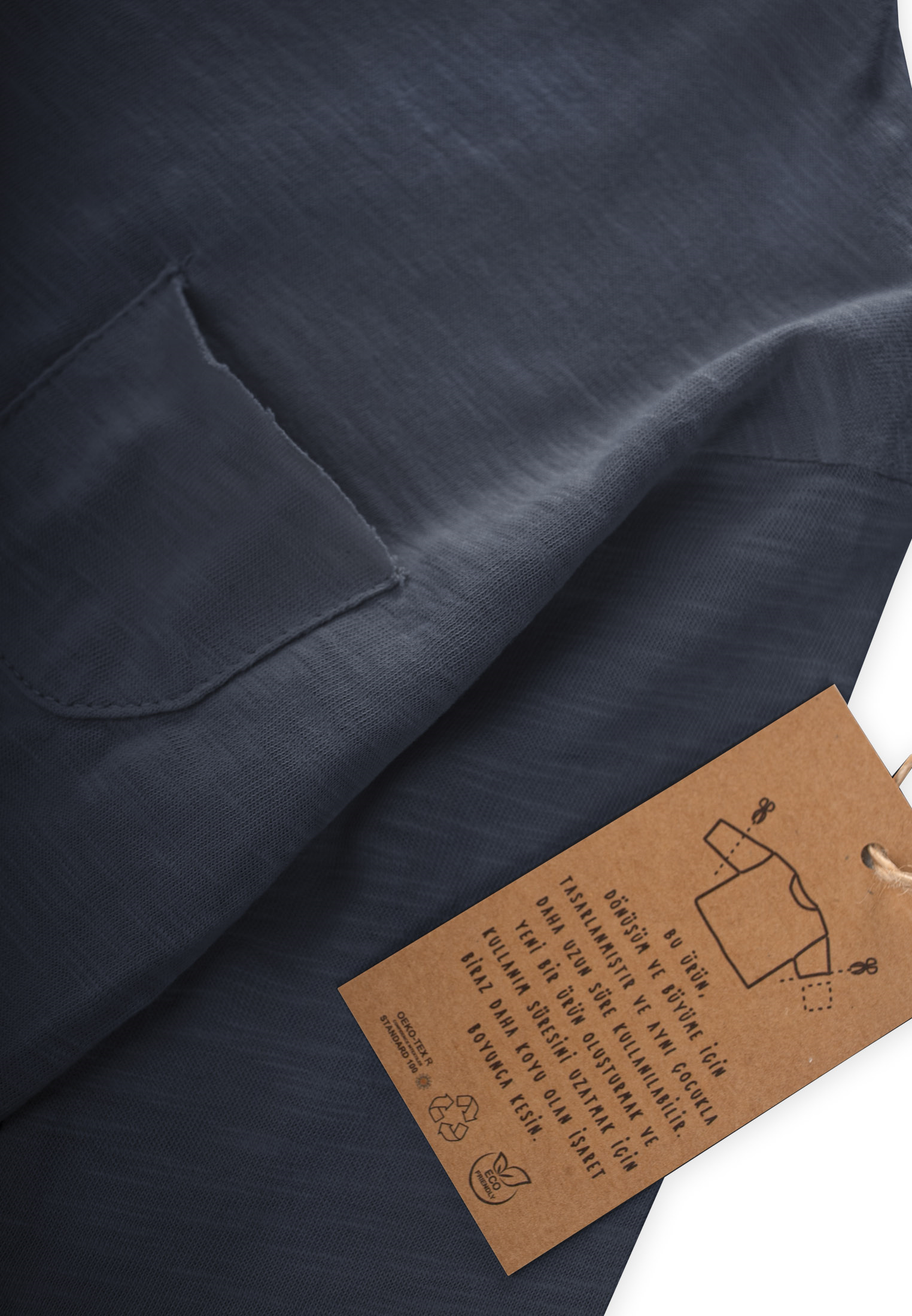 CigitUzun Kollu Mevsimlik T-Shırt 1-7 Yaş LACİVERT