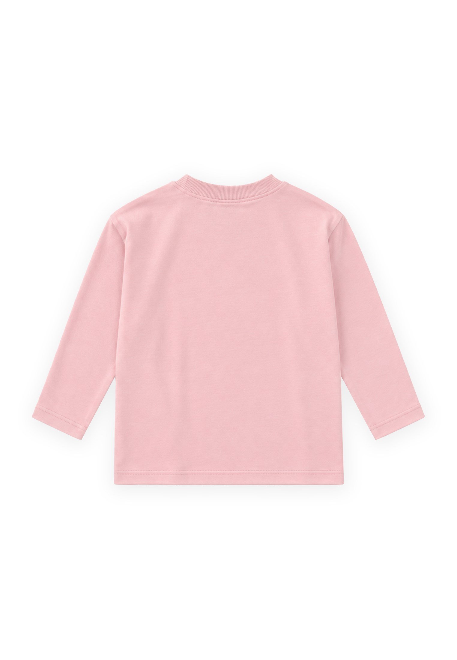 CigitSloganlı Uzun Kollu T-Shirt 2-10 Yaş PUDRA PEMBE