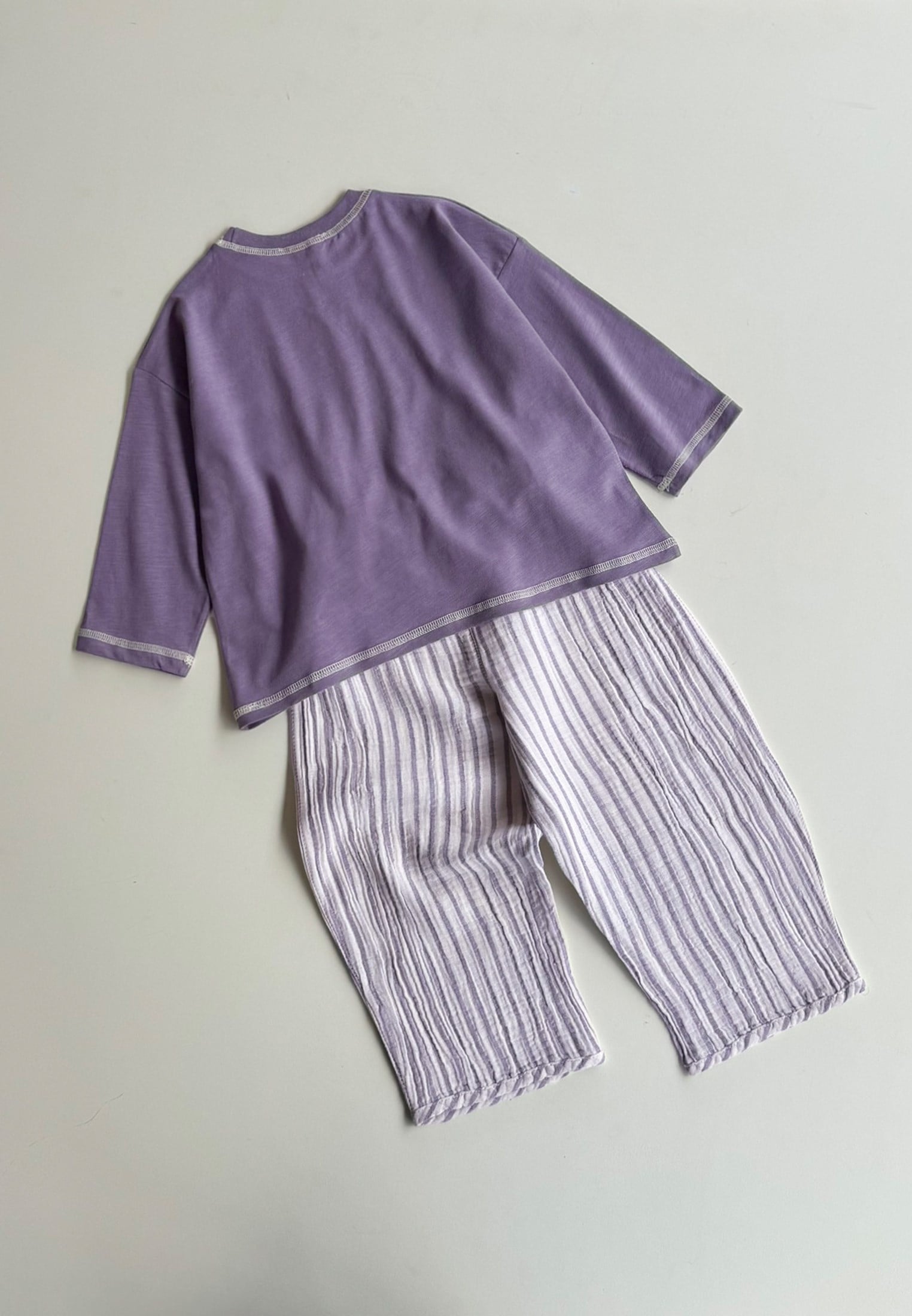 CigitOversize Pantolon Takım 2-10 Yaş MOR