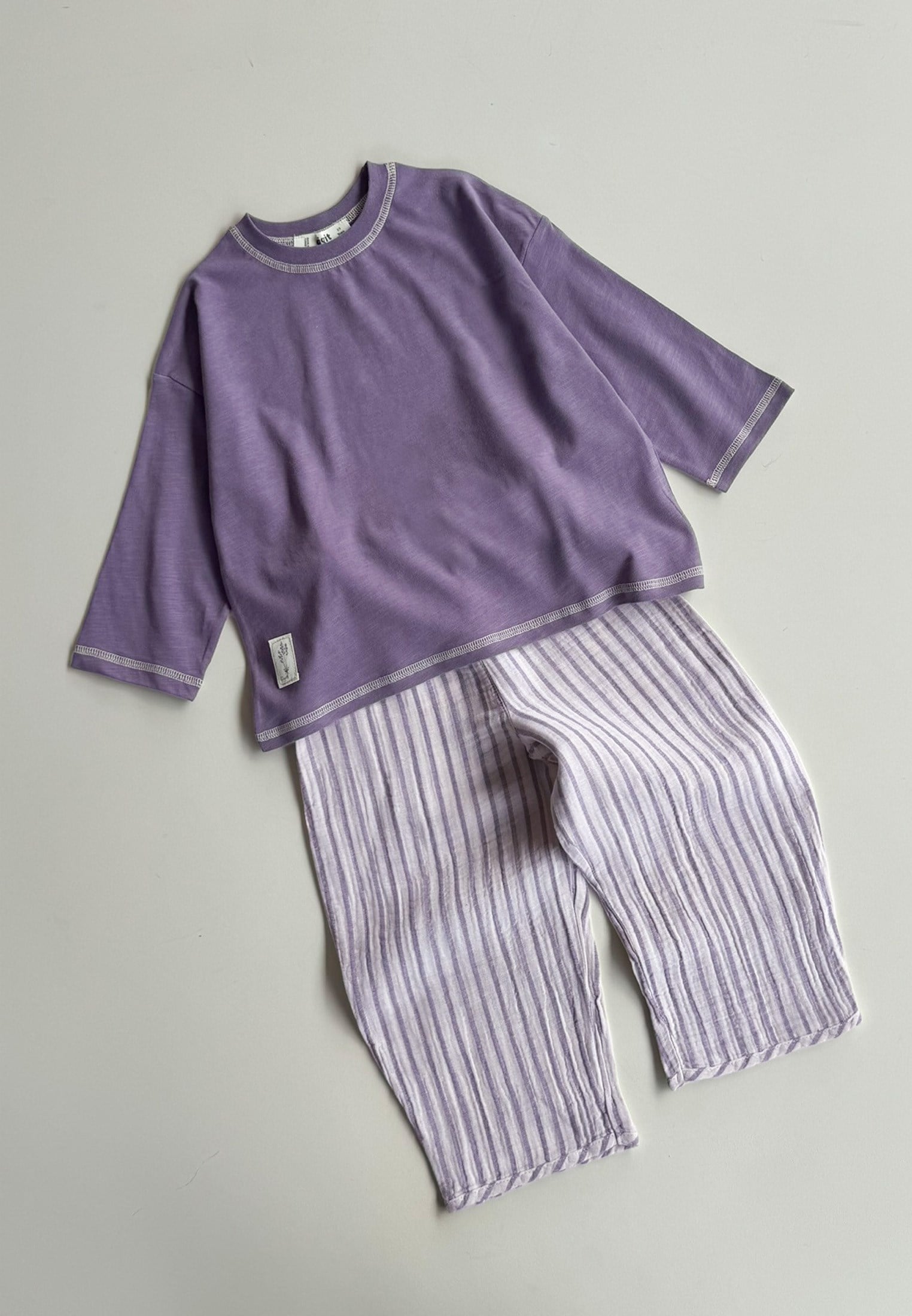 CigitOversize Pantolon Takım 2-10 Yaş MOR