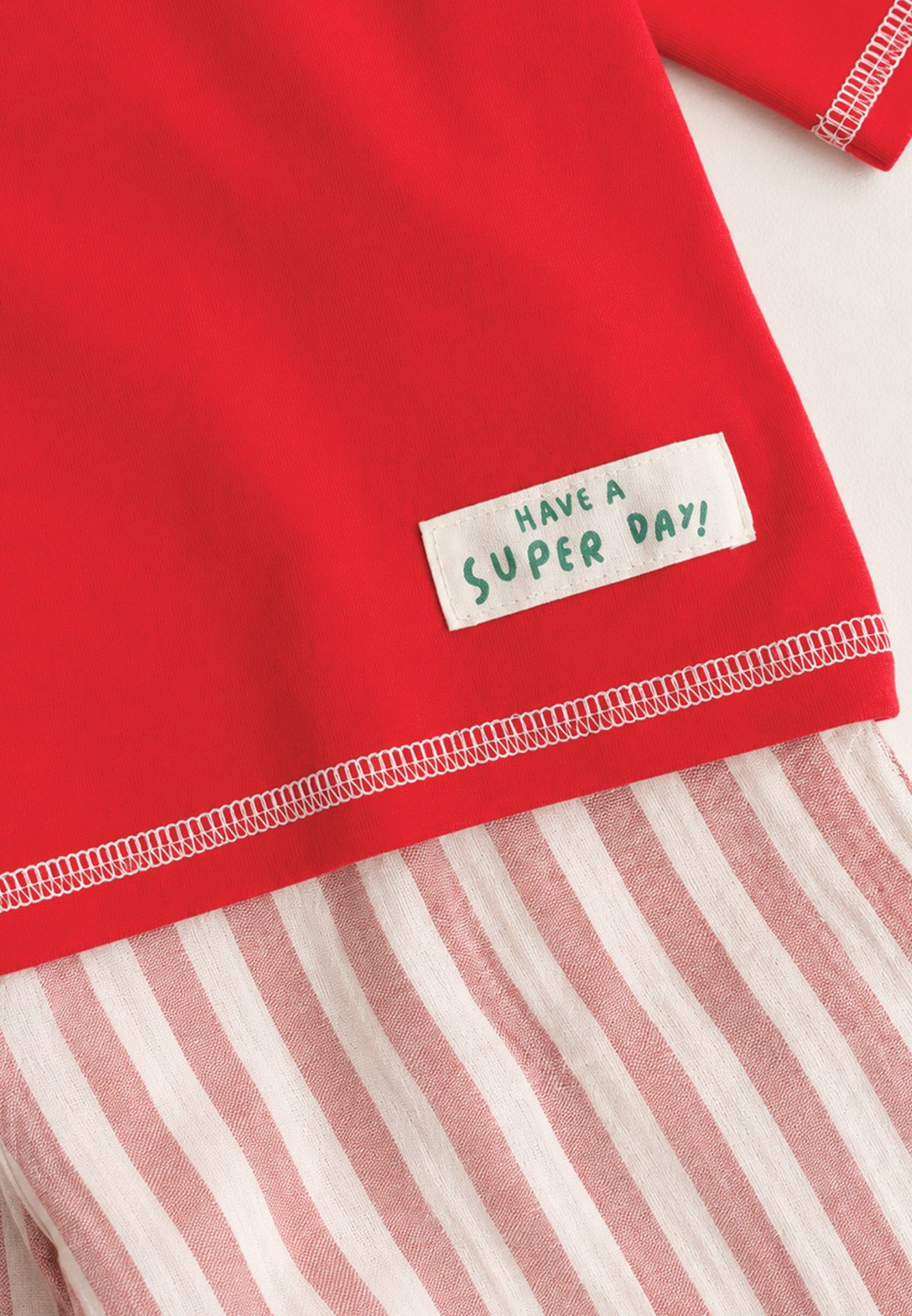 CigitOversize Pantolon Takım 2-10 Yaş KIRMIZI