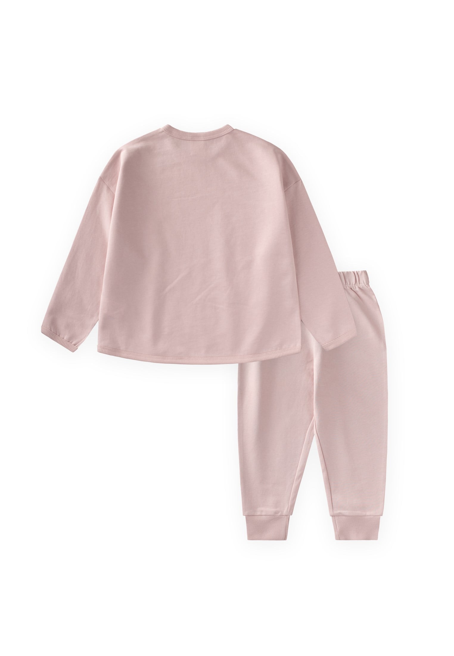 CigitSweatshirt Takım 2-7 Yaş PUDRA PEMBE