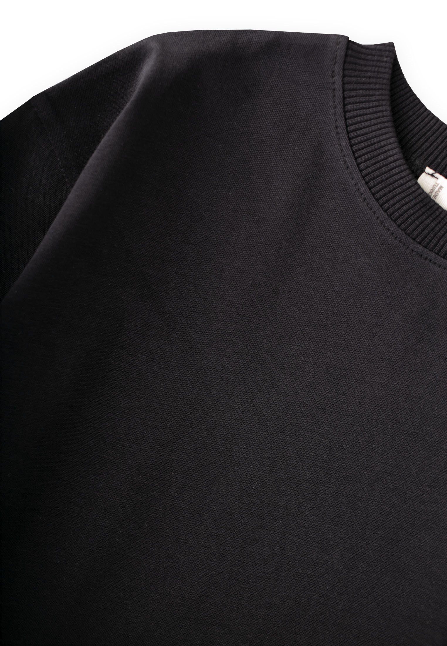 CigitOversize  Mevsimlik T-Shirt 2-10 Yaş SİYAH