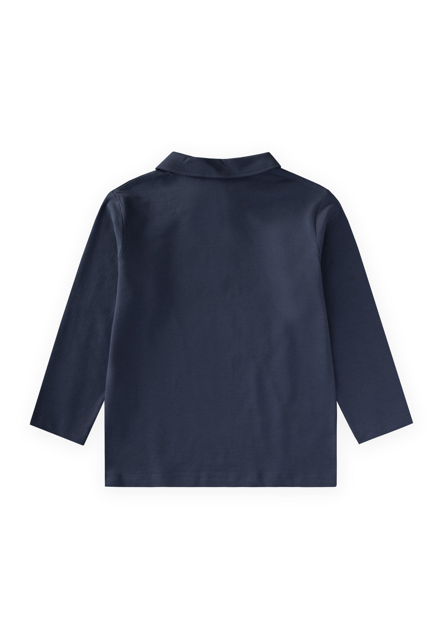 CigitPolo Yaka Uzun Kollu T-Shirt 5-12 Yaş LACİVERT