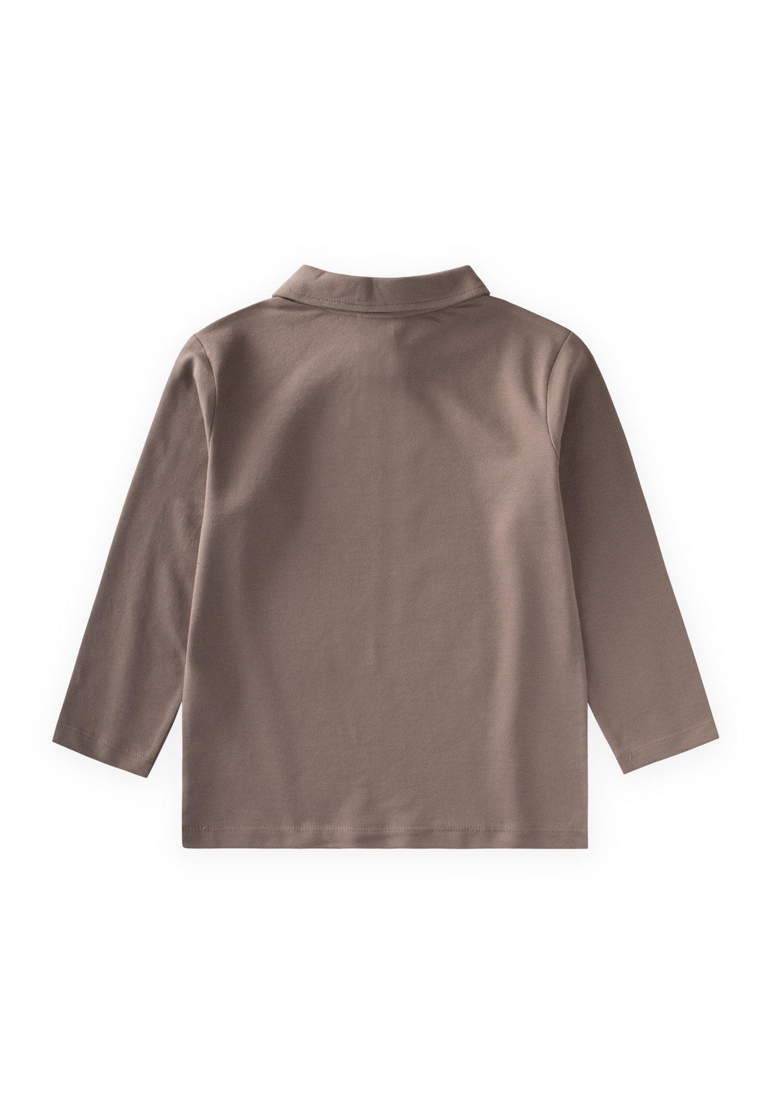 CigitPolo Yaka Uzun Kollu T-Shirt 5-12 Yaş S VİZON