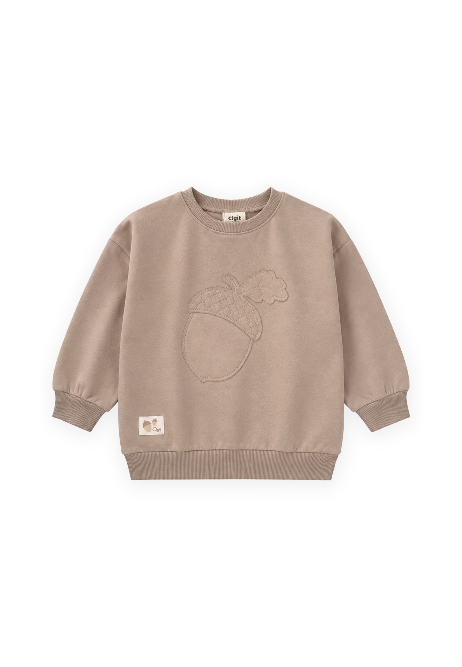 CigitMevsimlik Sweatshirt 1-7 Yaş S VİZON