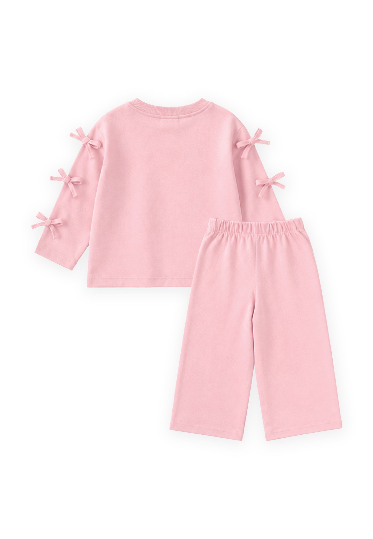 CigitMevsimlik Sweatshirt Takım 2-8 Yaş PUDRA PEMBE
