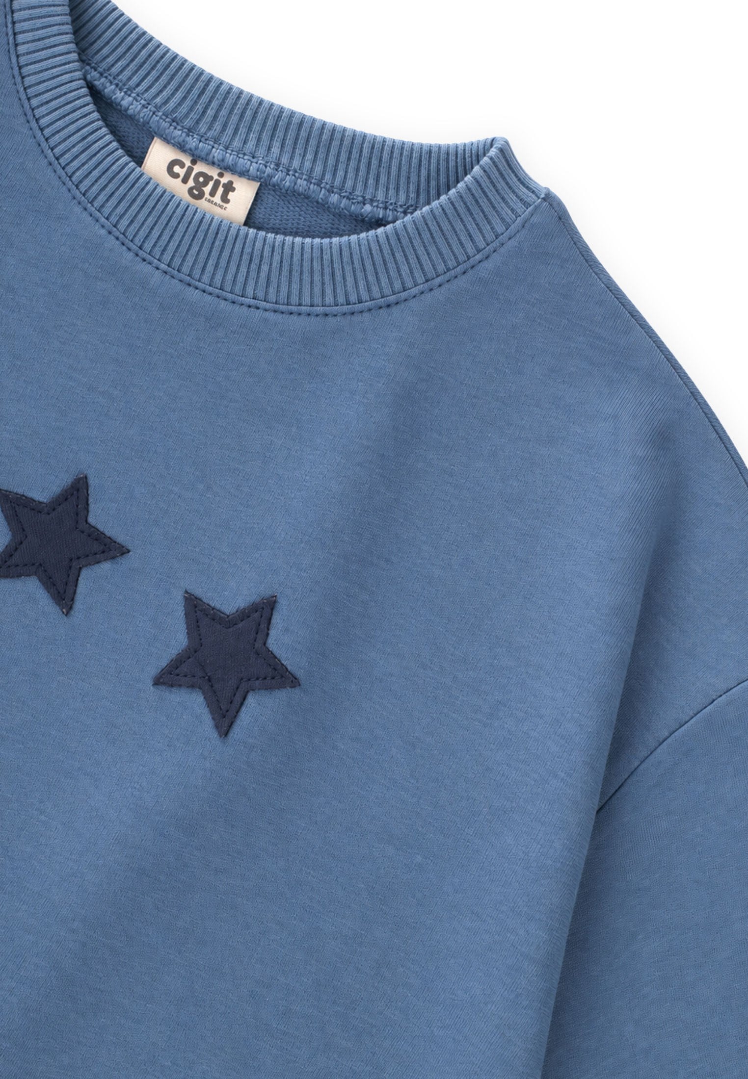 CigitMevsimlik Sweatshirt 1-7 Yaş İNDİGO MAVİ