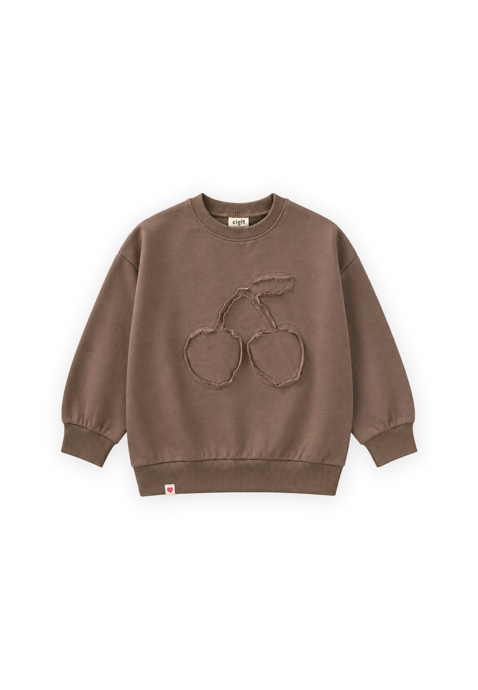 CigitMevsimlik Sweatshirt 1-7 Yaş VİZON