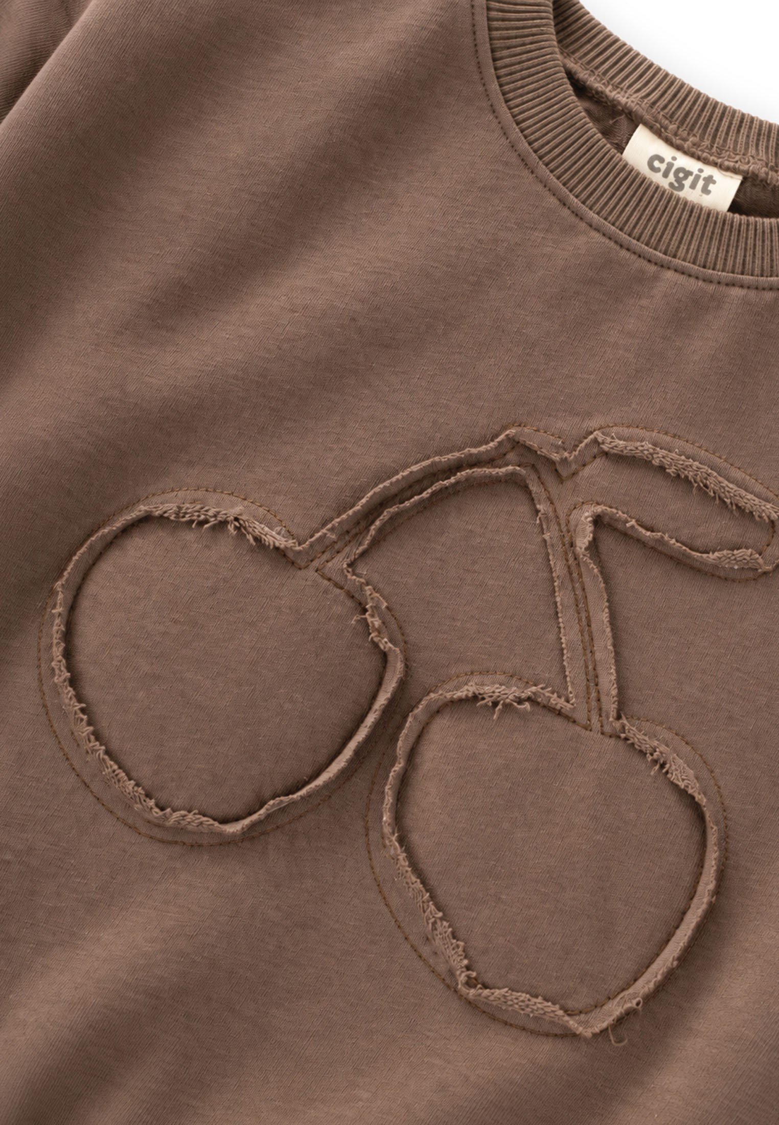 CigitMevsimlik Sweatshirt 1-7 Yaş VİZON