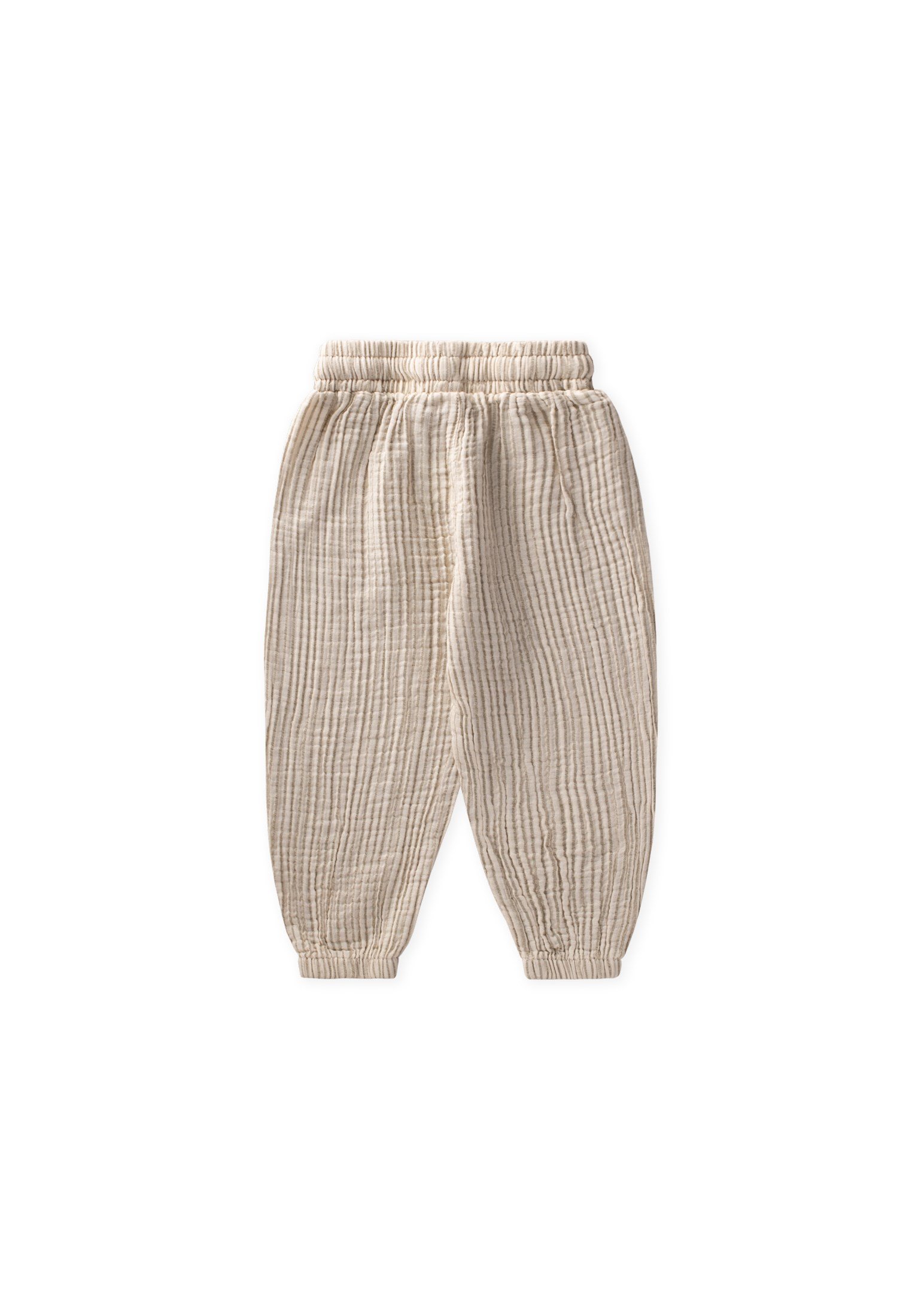 CigitMüslin Şalvar Pantolon 1-6 Yaş SOFT YEŞİL ÇİZGİLİ
