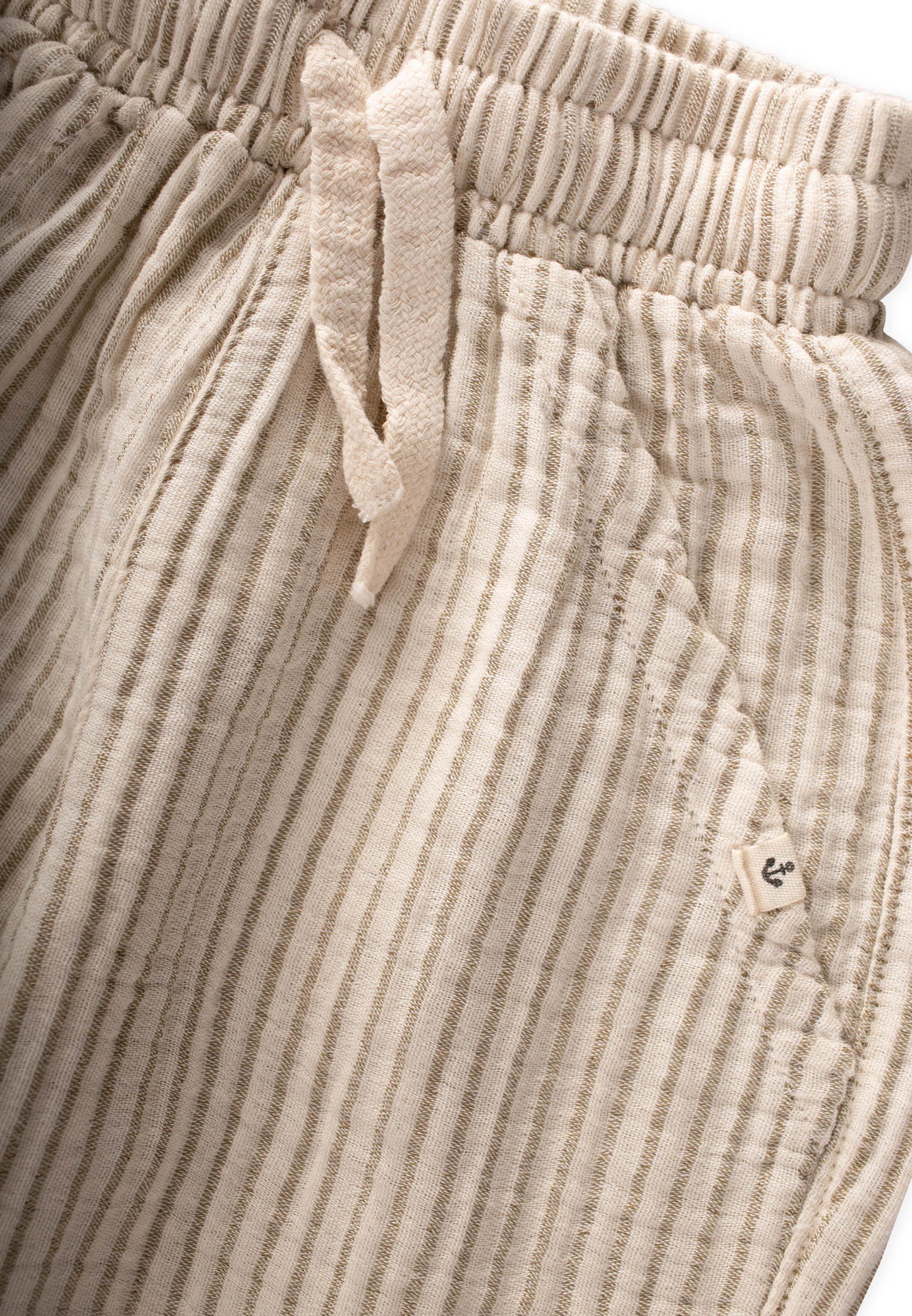 CigitMüslin Şalvar Pantolon 1-6 Yaş SOFT YEŞİL ÇİZGİLİ