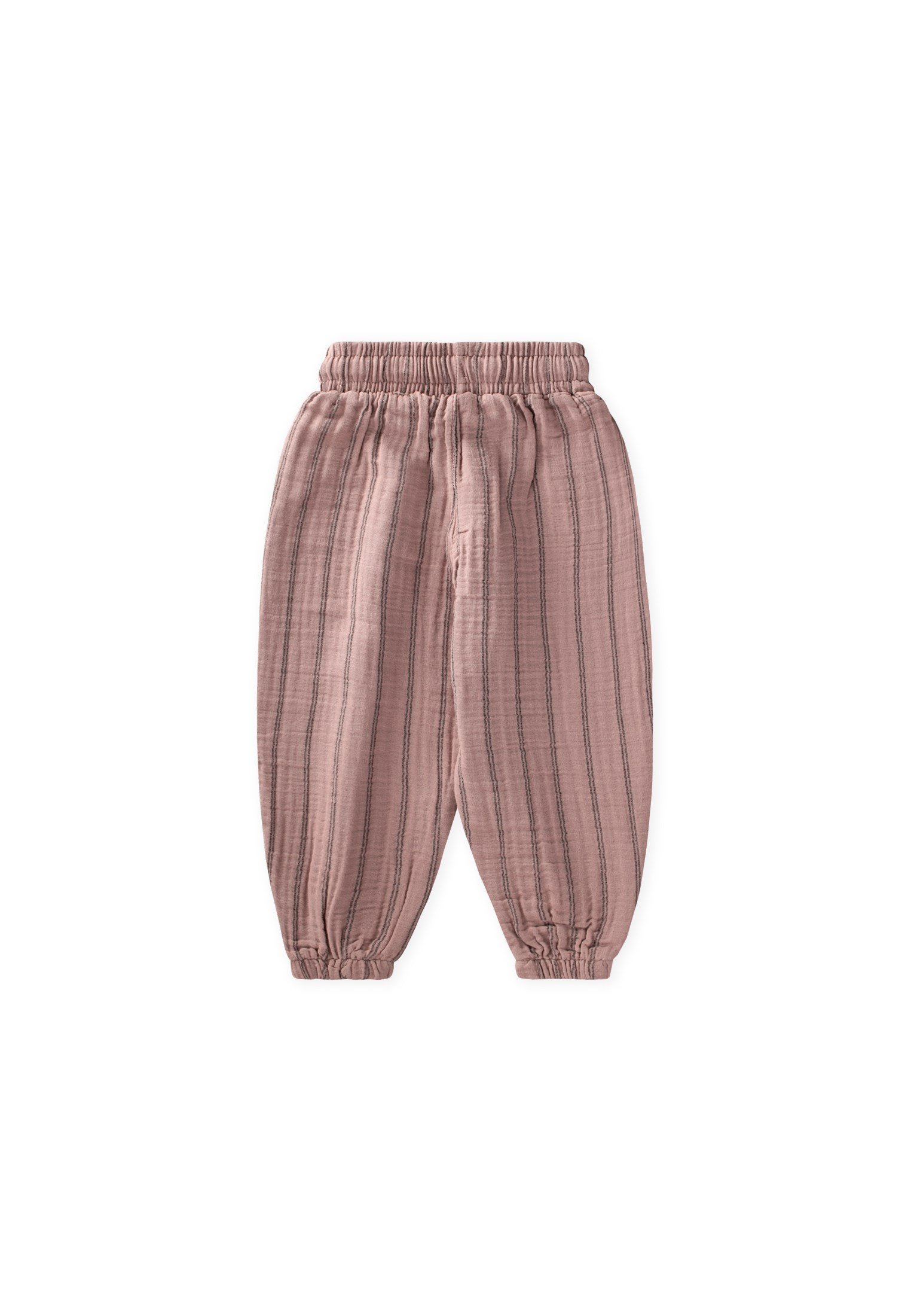 CigitMüslin Şalvar Pantolon 1-6 Yaş BAKIR ÇİFT ÇİZGİLİ