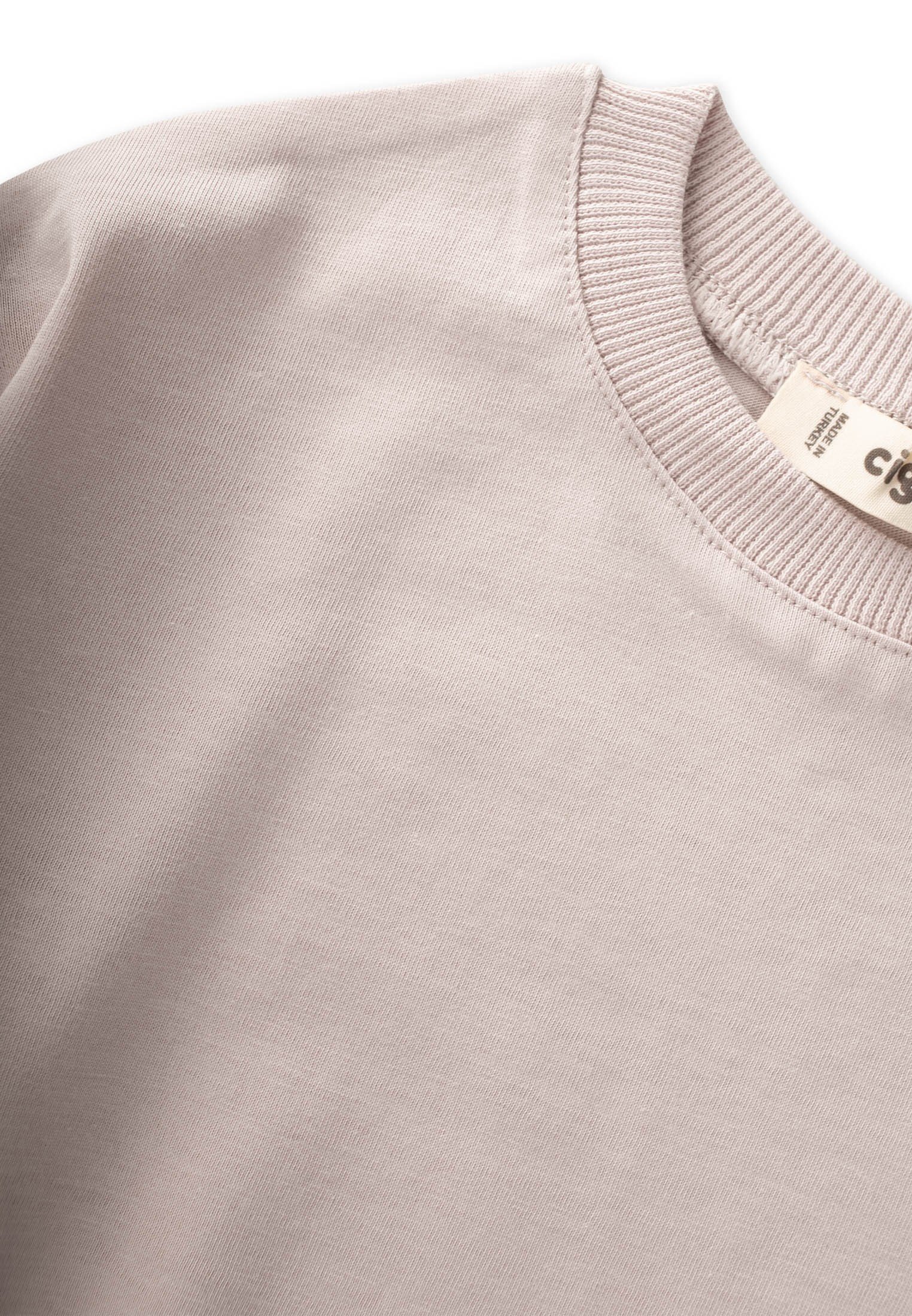CigitMevsimlik Basic T-Shirt 8-12 Yaş KUM