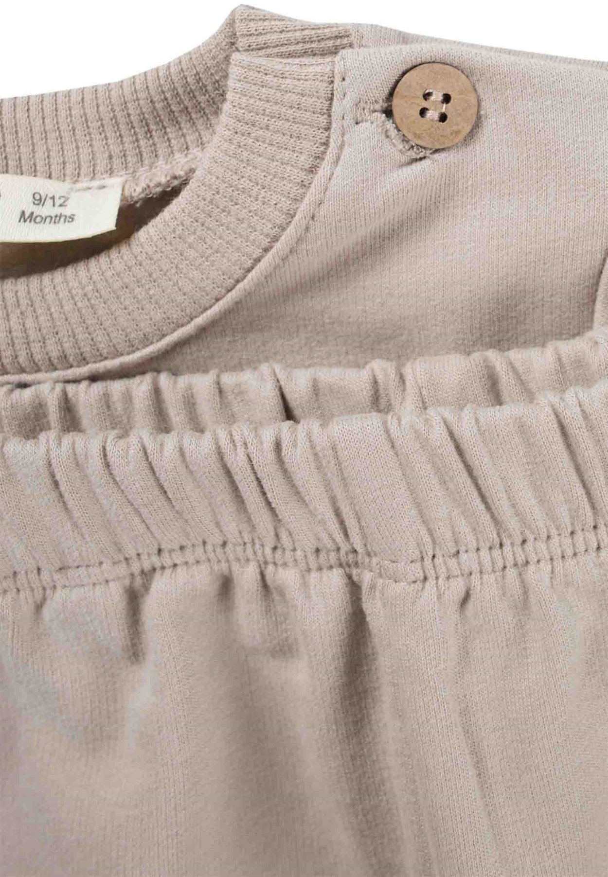 80968 - 5021CigitBasıc Sweat 0-3 Yaş BEJ 
