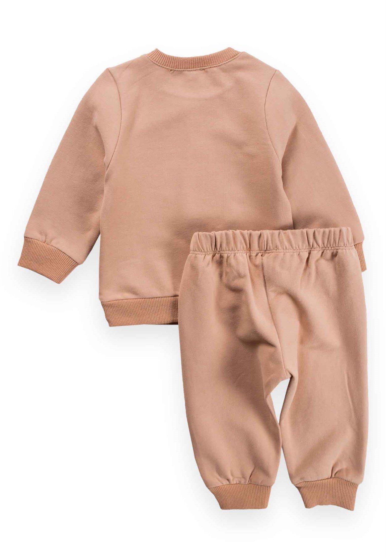 80968 - 5057CigitBasıc Sweat 0-3 Yaş PEMBE 