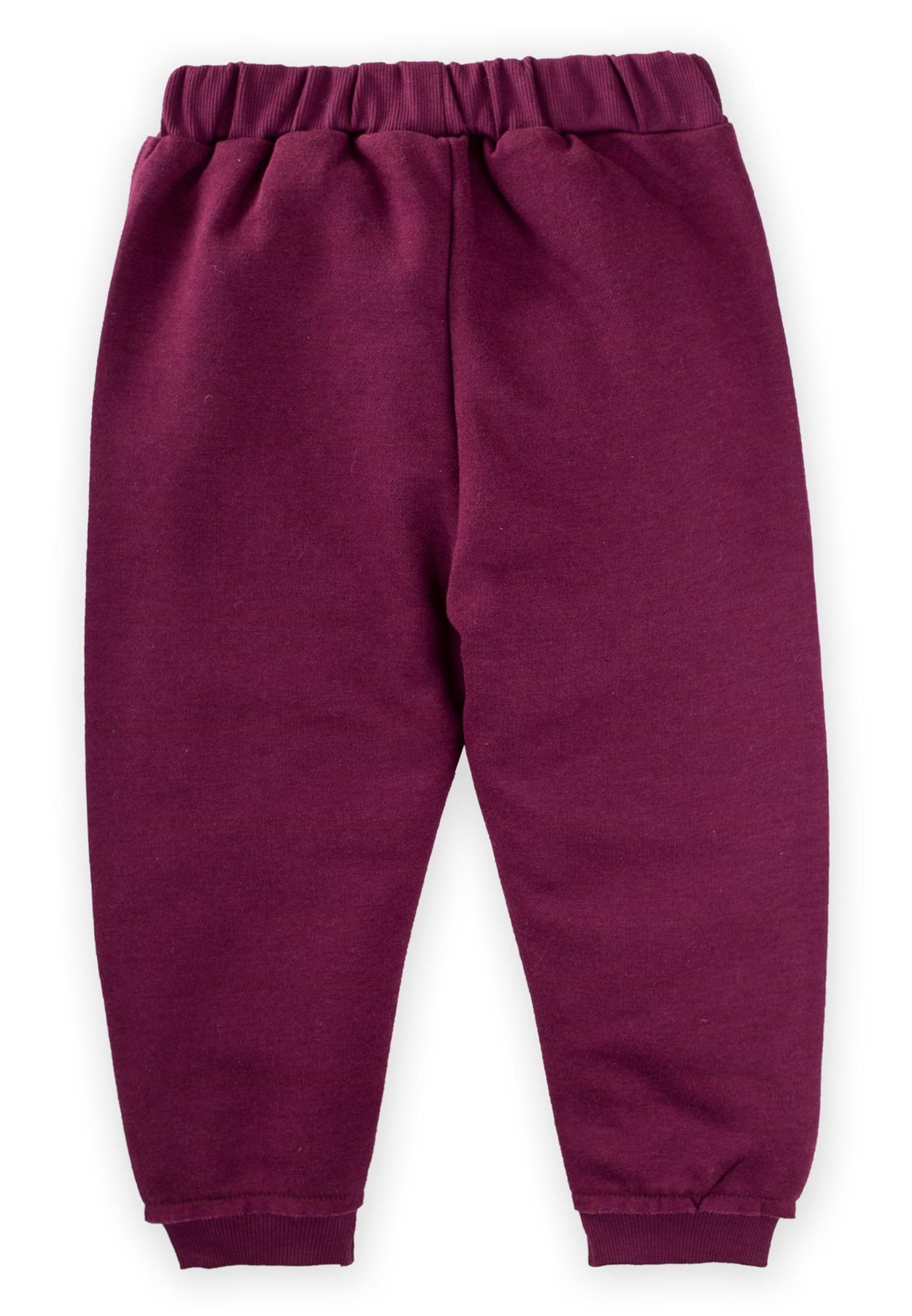 81053 - 5052CigitDikiş Detaylı Basic Eşofman 3-8 Yaş BORDO