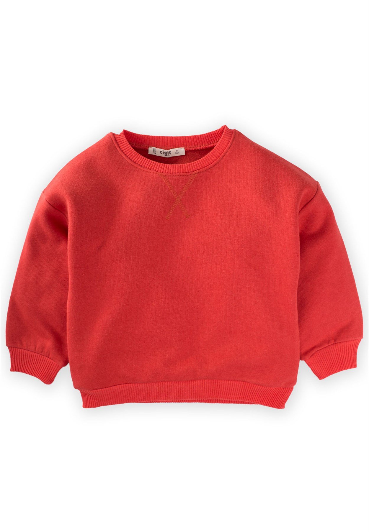 CigitBasic Karyokalı Sweatshırt 2-8 Yaş ORANJ