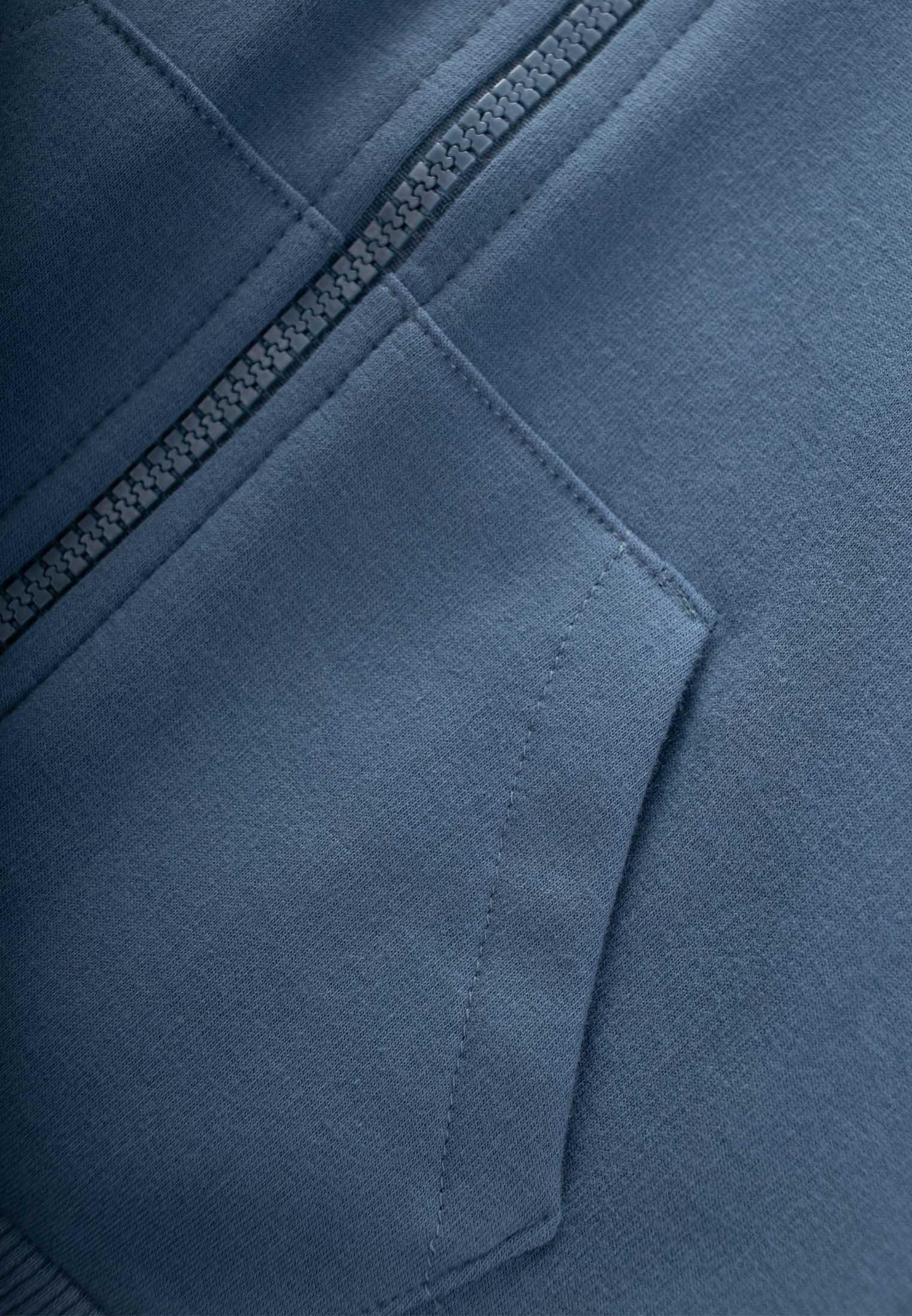 CigitKapşonlu Fermuarlı Hırka 1-14 Yaş İNDİGO MAVİ