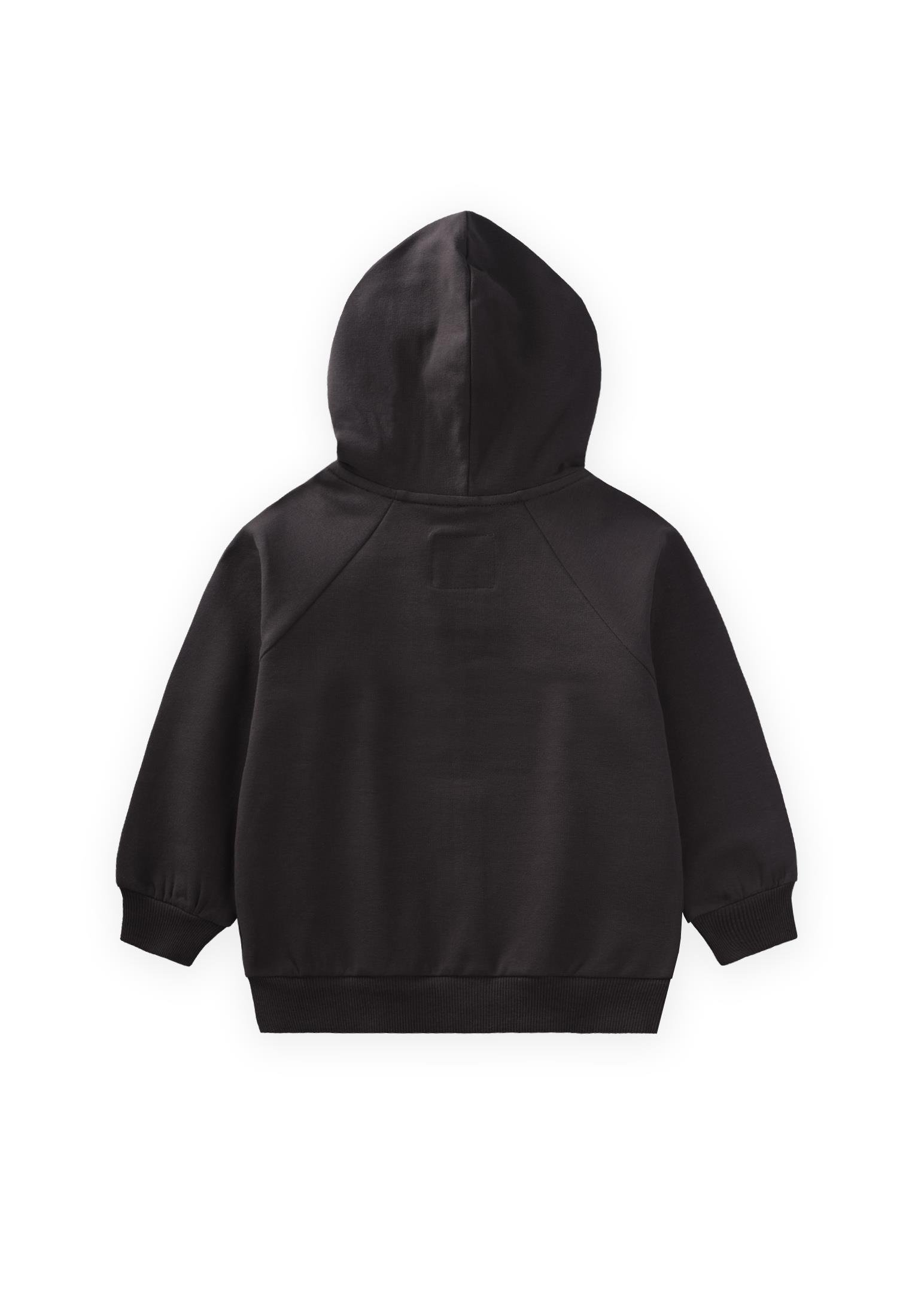 CigitKapşonlu Fermuarlı Hırka 1-14 Yaş SİYAH