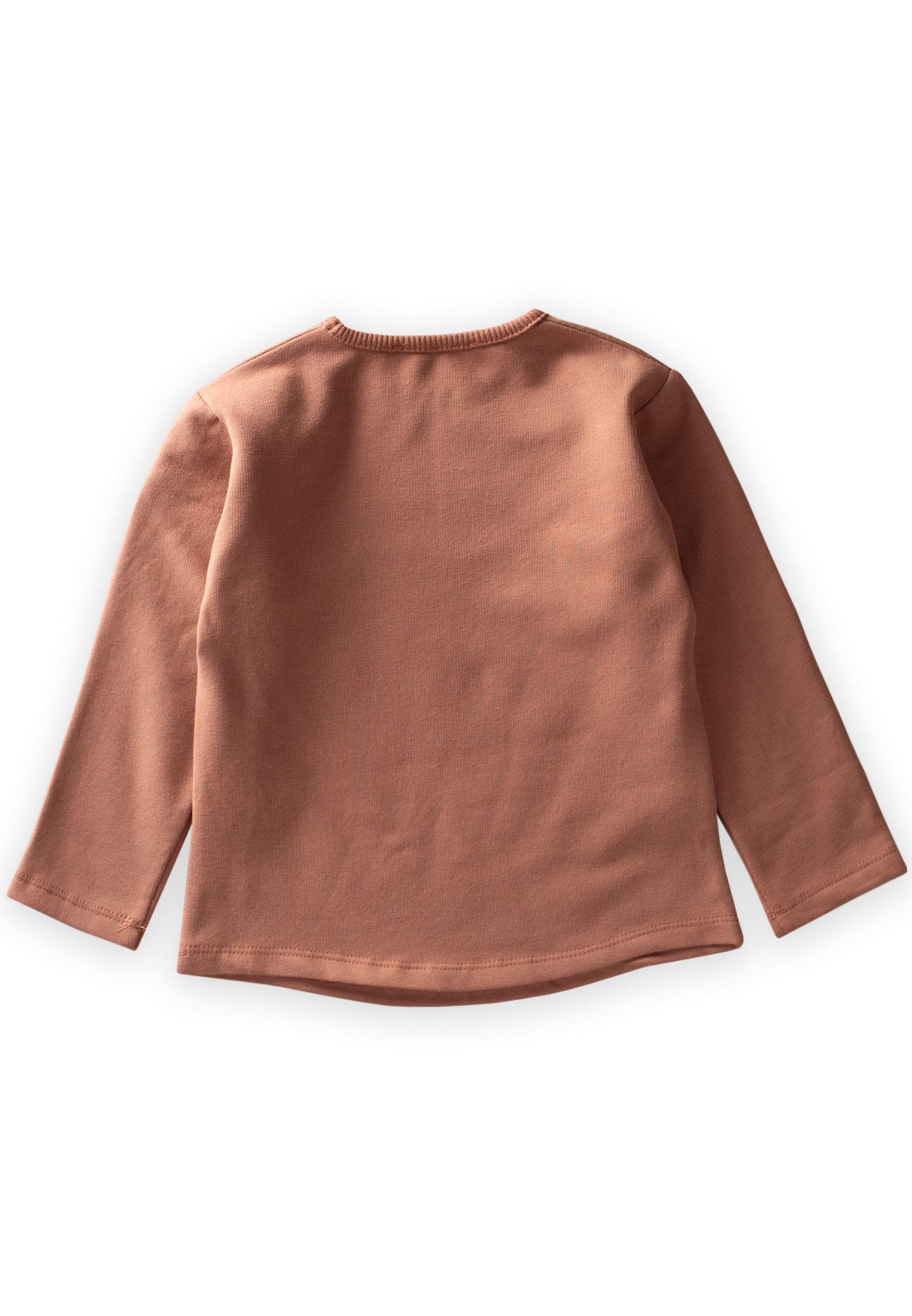 CigitSoul Glow Varak Baskılı Sweatshırt 2-10 Yaş A.KAHVE