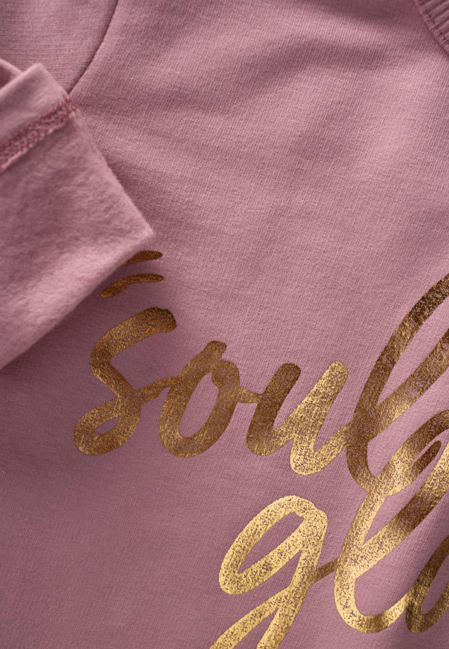CigitSoul Glow Varak Baskılı Sweatshırt 2-10 Yaş LEYLAK