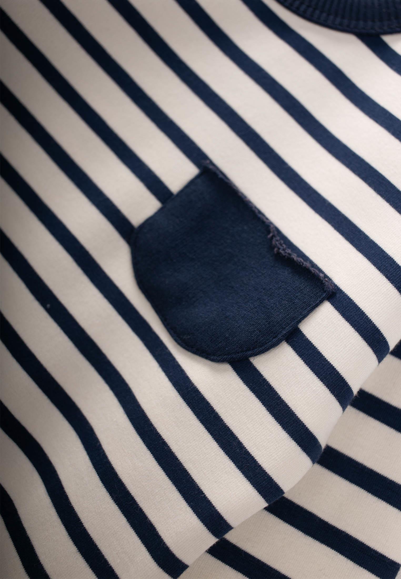 CigitÇizgili Sweatshırt Takım 1-7 Yaş LACİVERT