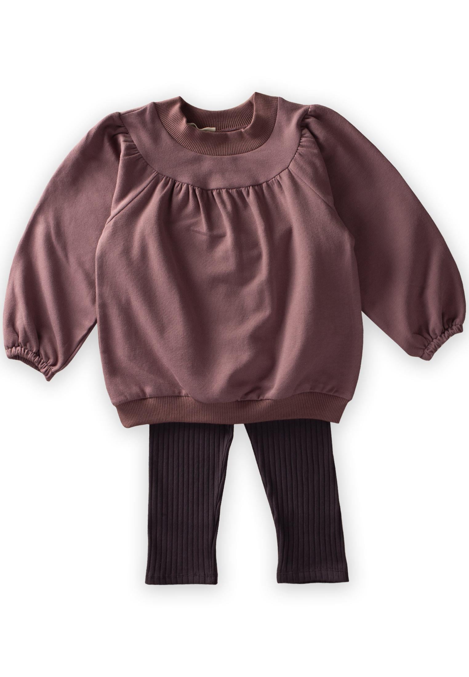 CigitBoğazlı Oversize KoreanTakım 2-8 Yaş MÜRDÜM