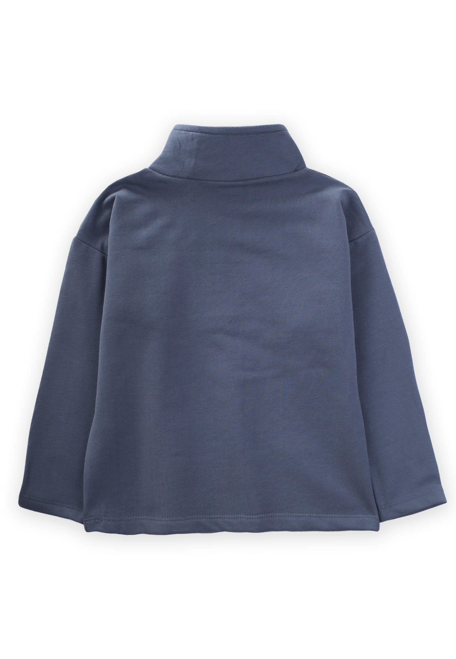 CigitFermuarlı Sweatshırt 2-10 Yaş LACİVERT