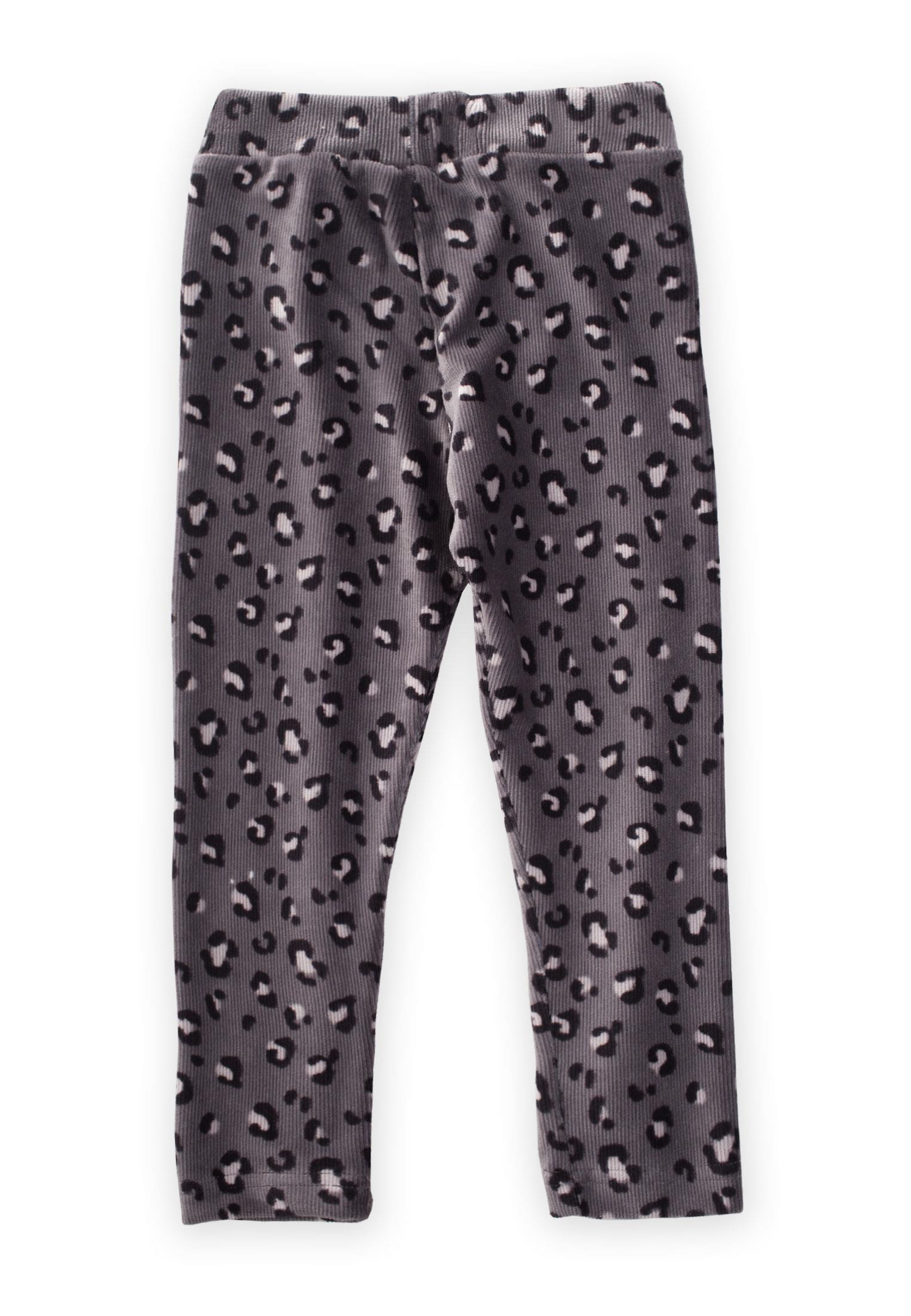 CigitKadife Tayt 3-8 Yaş GRİ DESENLİ