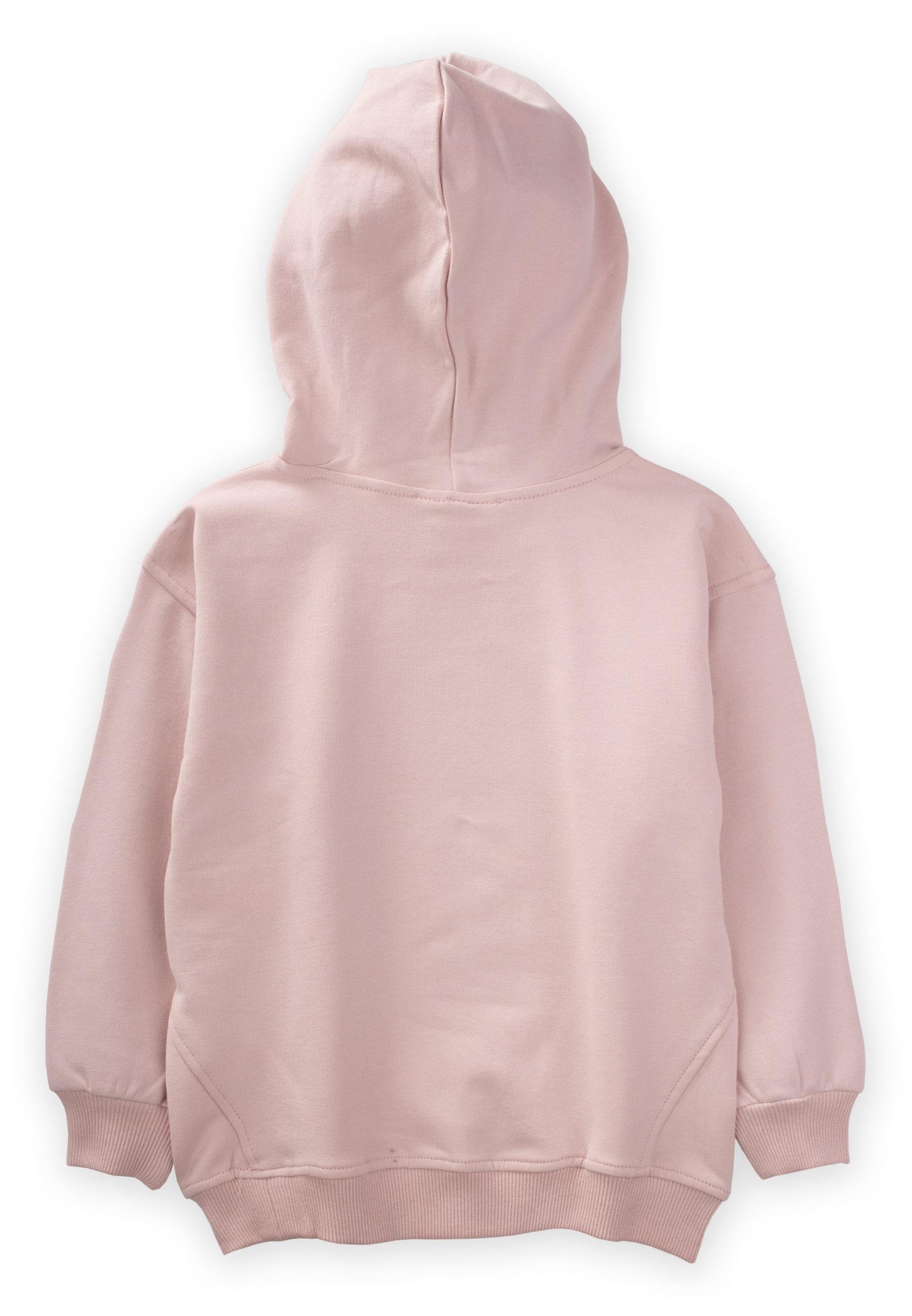 CigitSeeıng The World Baskılı Sweatshıt 2-10 Yaş PUDRA PEMBE