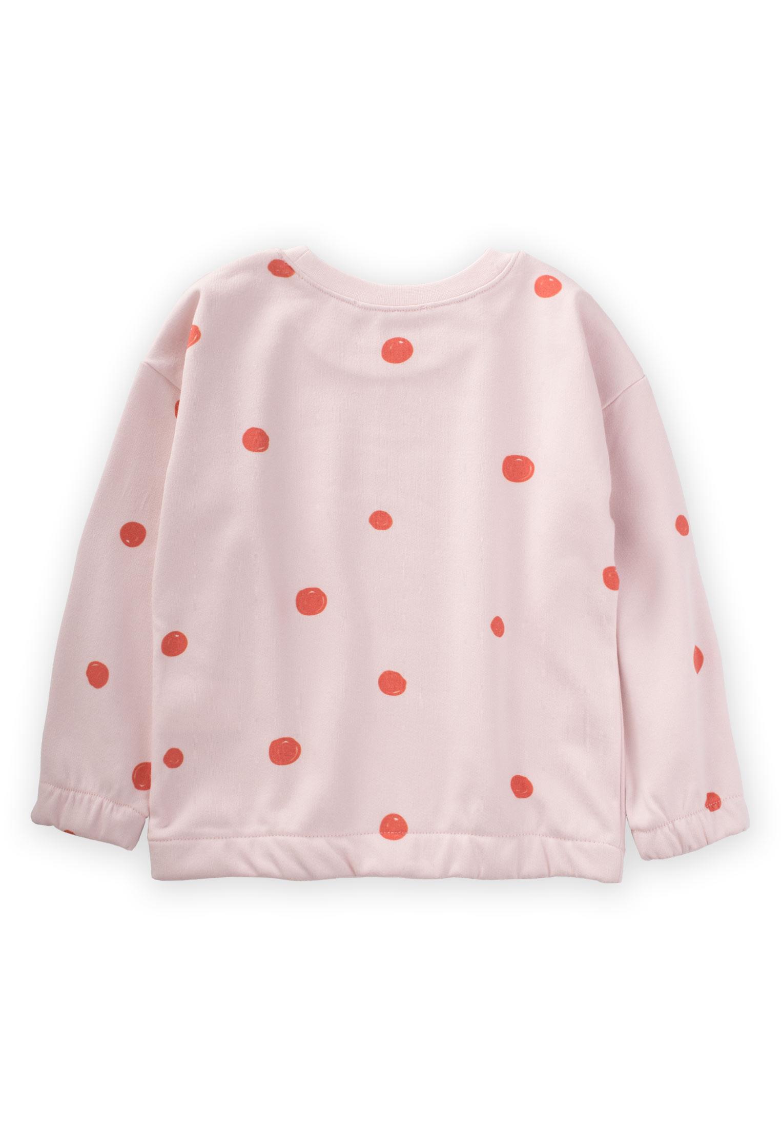 CigitBeli Kolu Lastikli Sweatshırt 2-8Yaş PUDRA