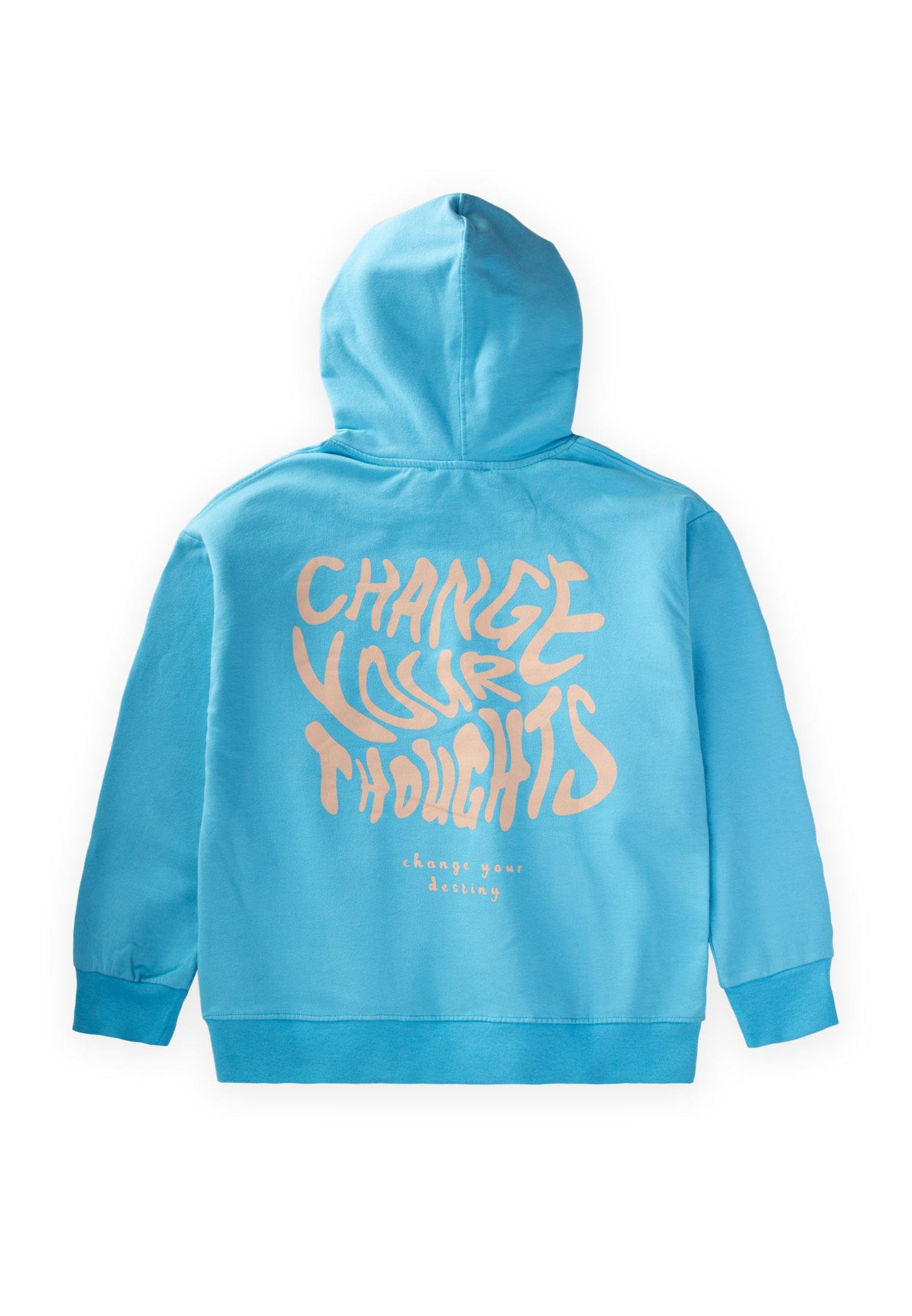 CigitChange Your Thouchts Baskılı Sweatshırt 9-14 Yaş MAVİ
