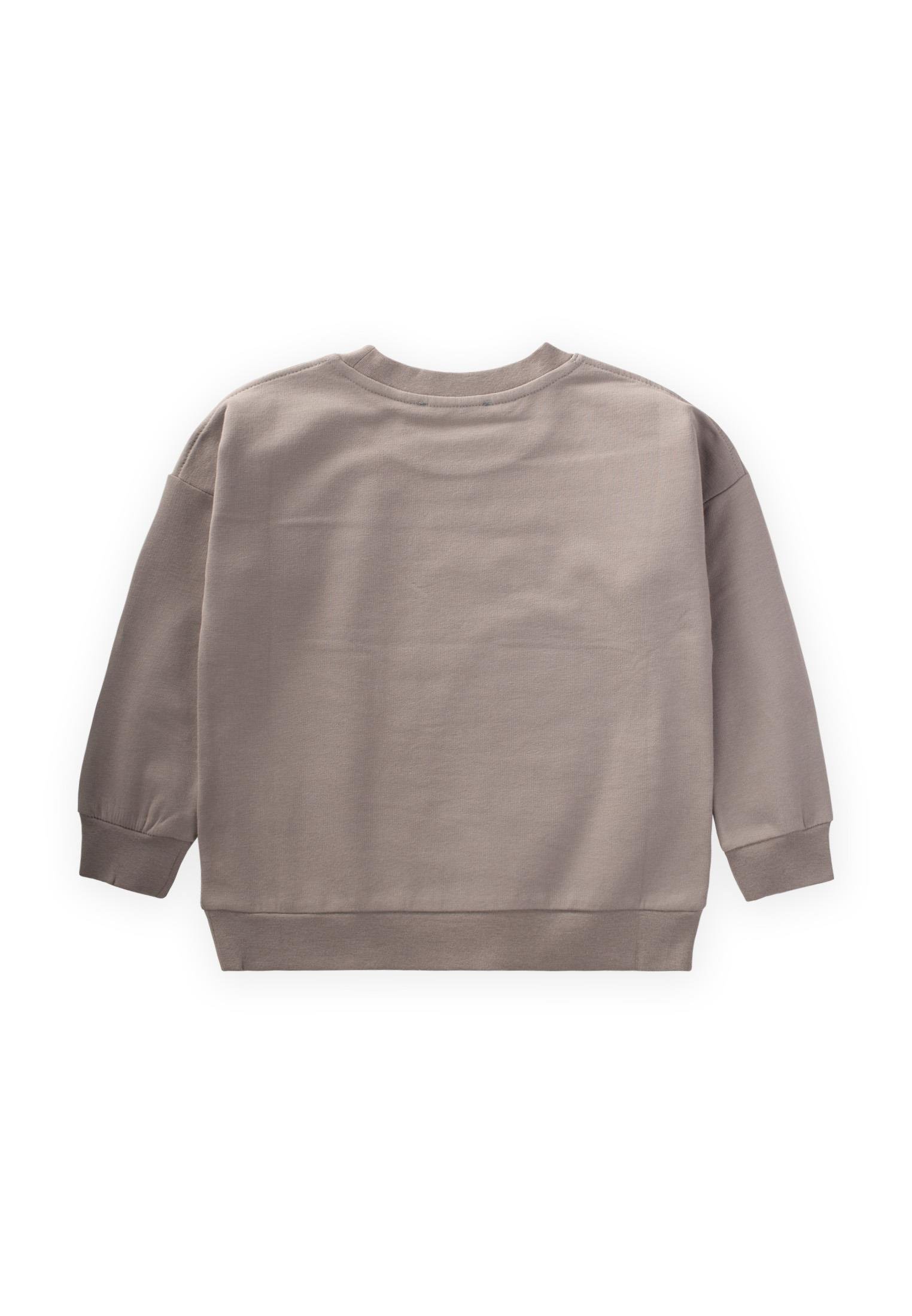 CigitKaktüs Baskılı Sweatshırt 3-9 Yaş TAŞ