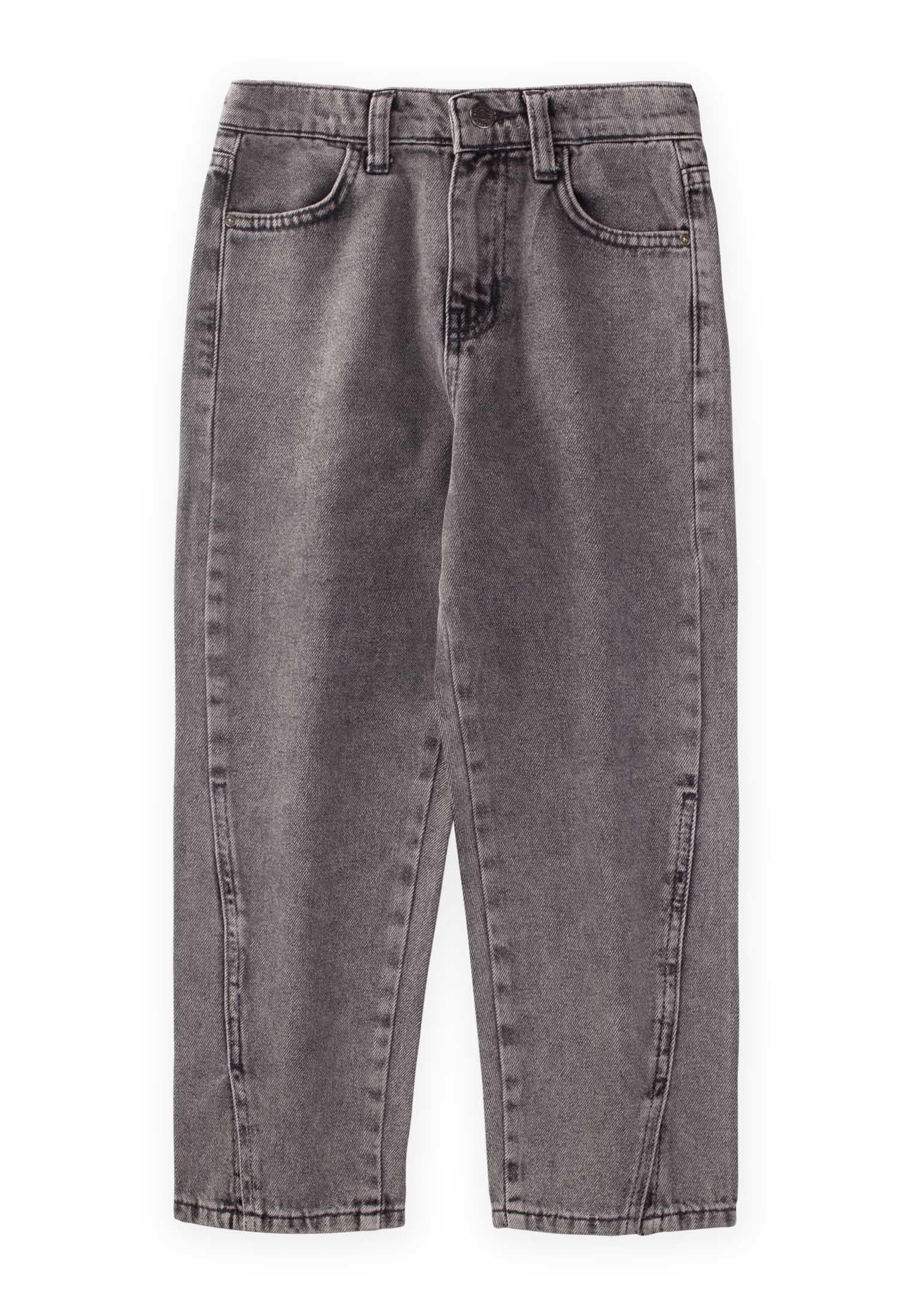 CigitYırtmaç Detaylı Jeans 8-14 Yaş FÜME