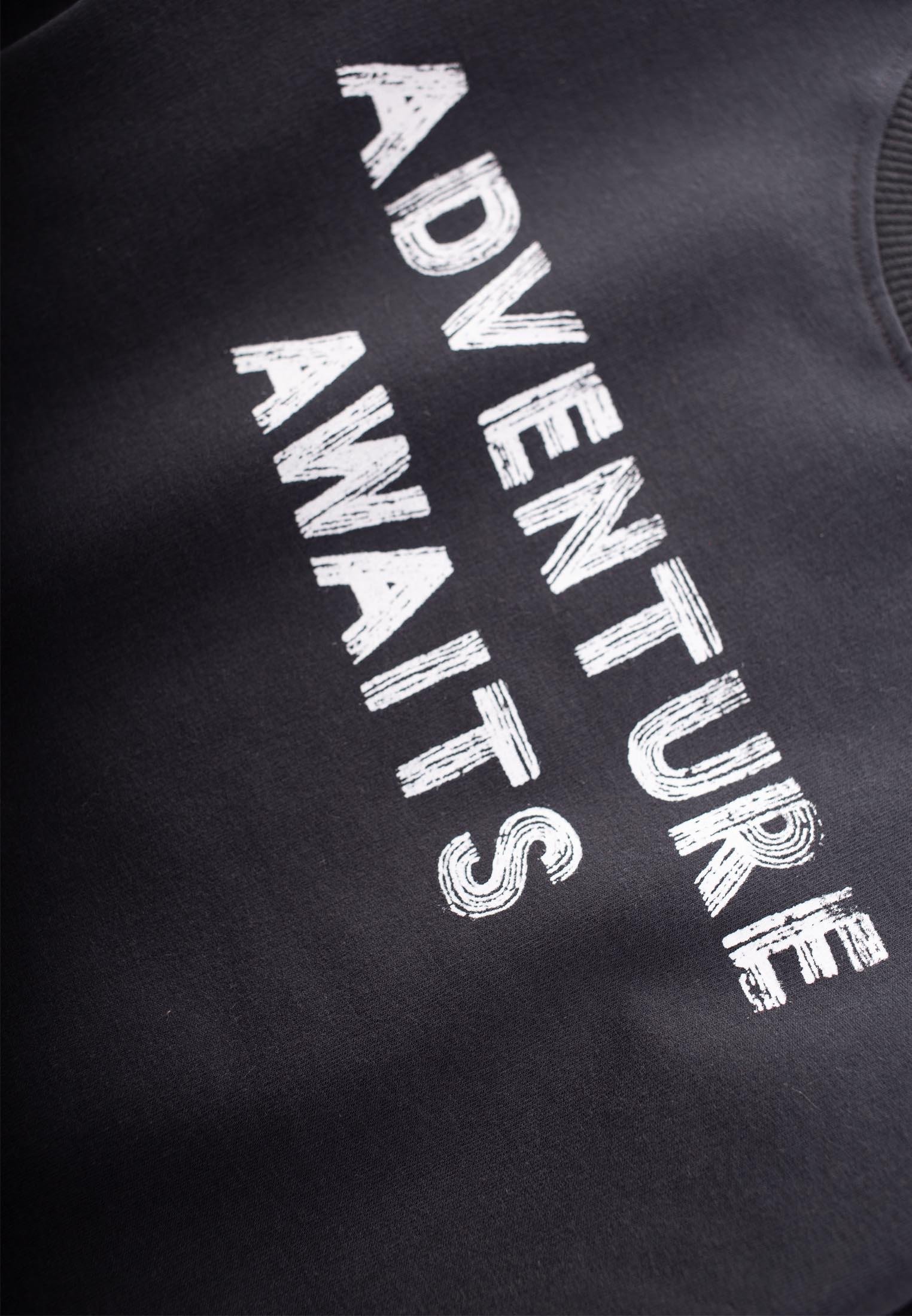CigitAdventure Baskılı Sweatshirt 2-10 Yaş ANTRASİT